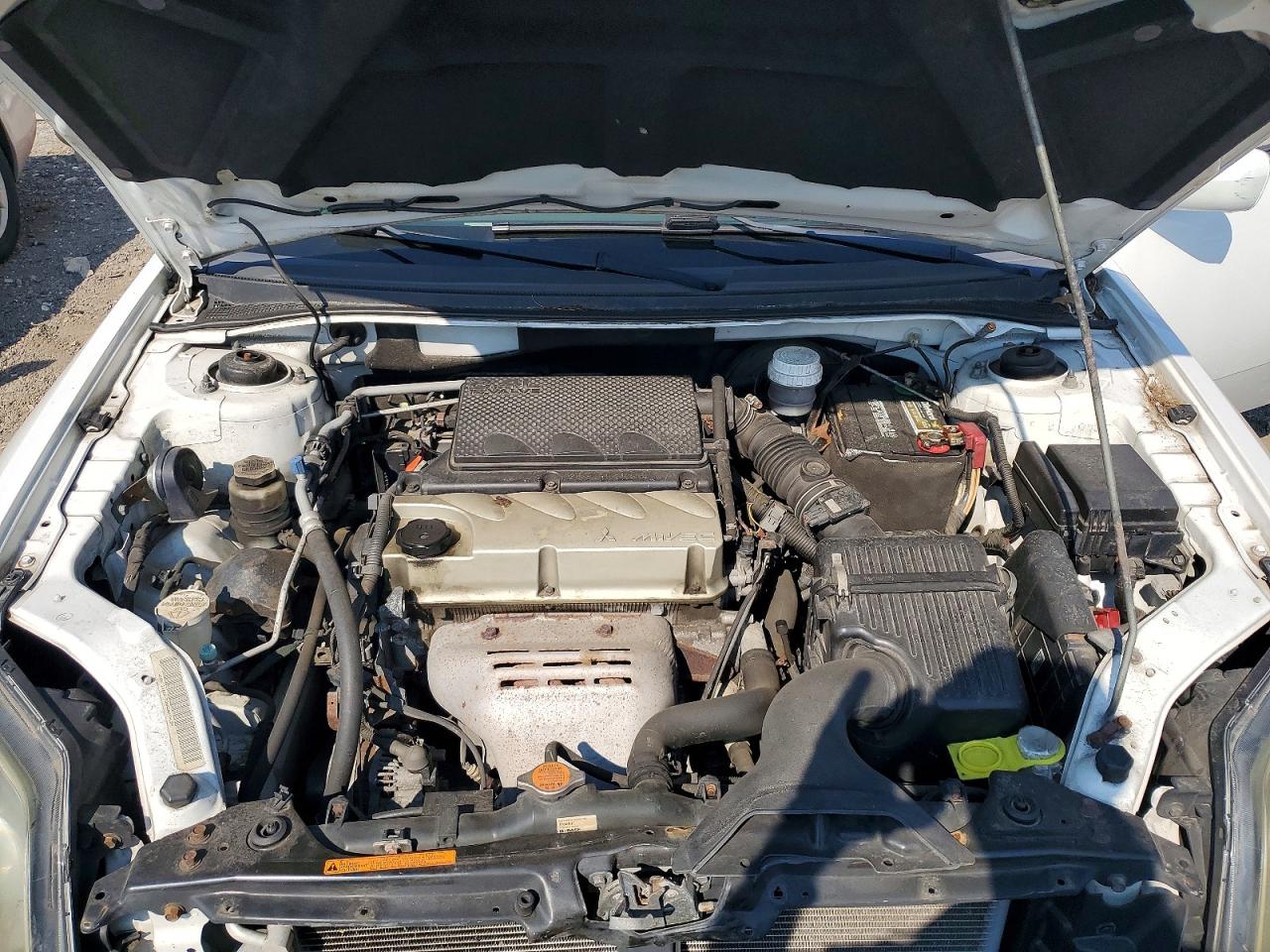 2011 Mitsubishi Galant Es Белый vin: 4A32B3FF0BE017271