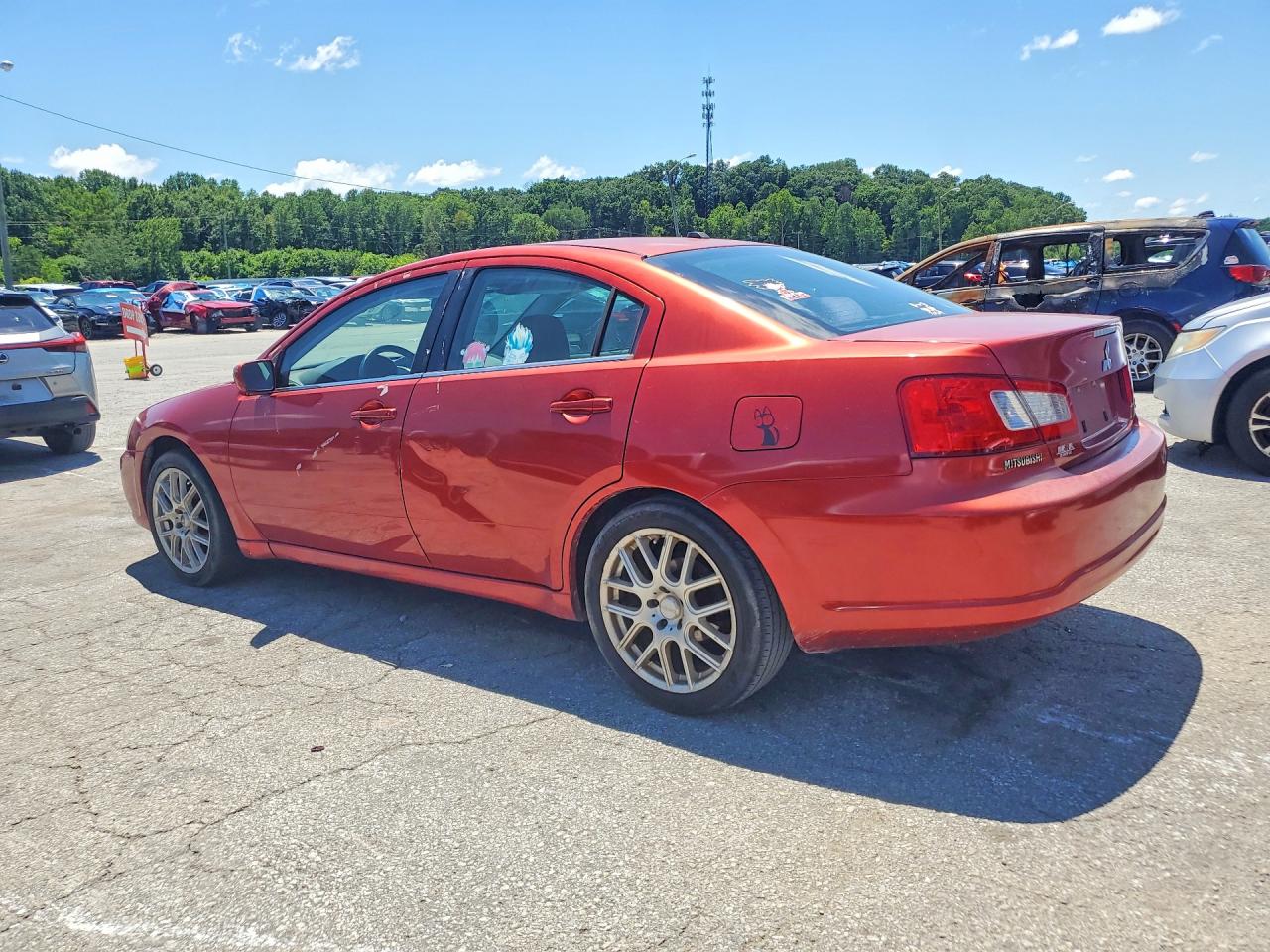 2012 Mitsubishi Galant Es Red vin: 4A32B3FF0CE010287