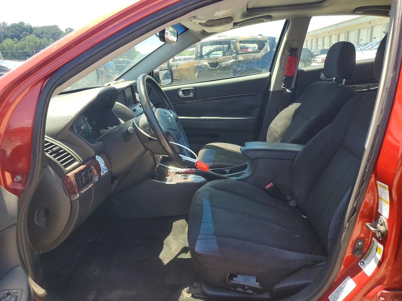 2012 Mitsubishi Galant Es Red vin: 4A32B3FF0CE010287