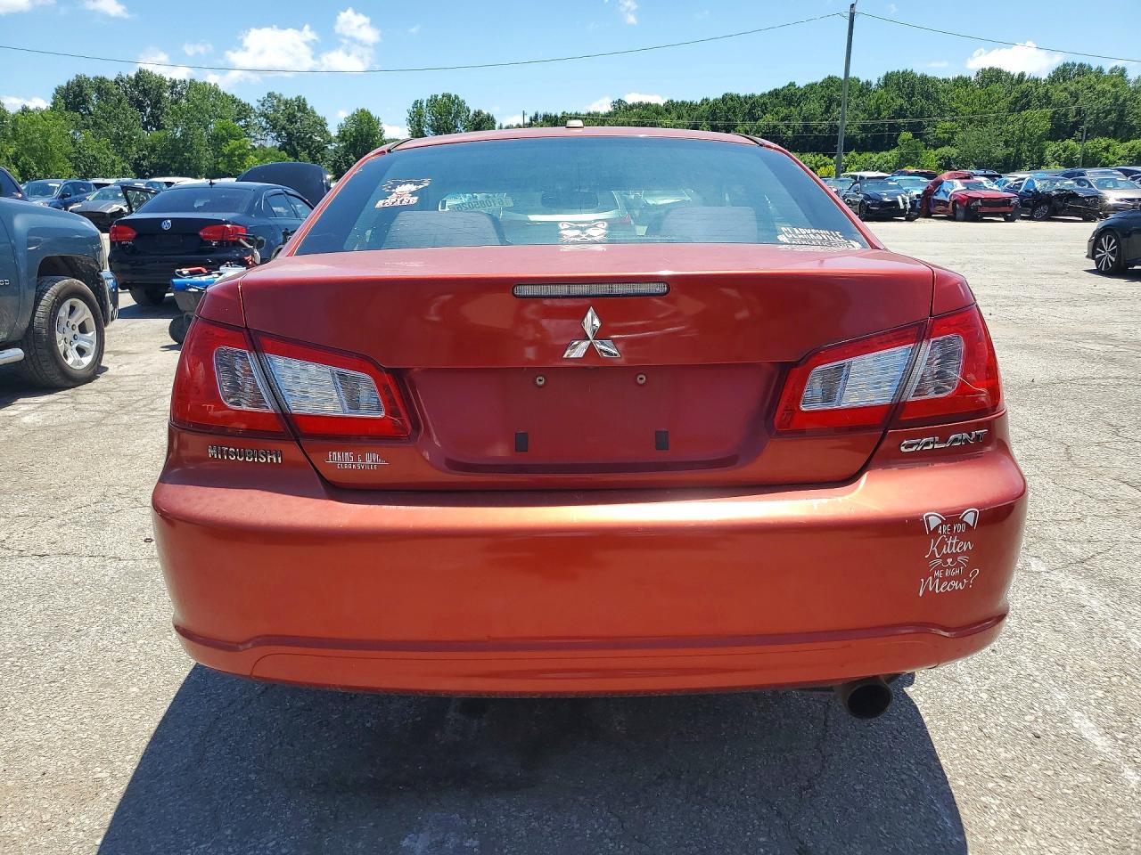 2012 Mitsubishi Galant Es Red vin: 4A32B3FF0CE010287