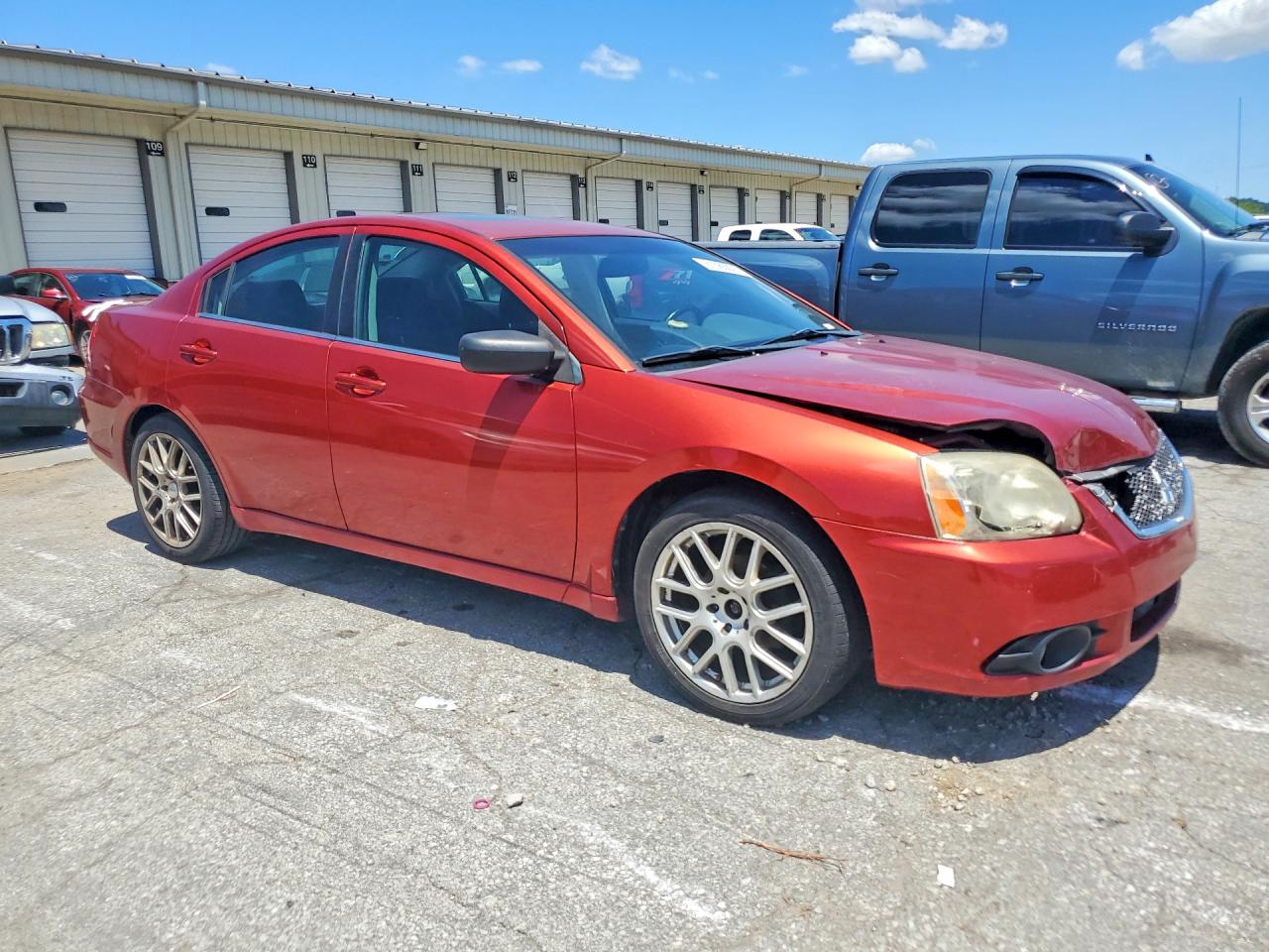 2012 Mitsubishi Galant Es Red vin: 4A32B3FF0CE010287