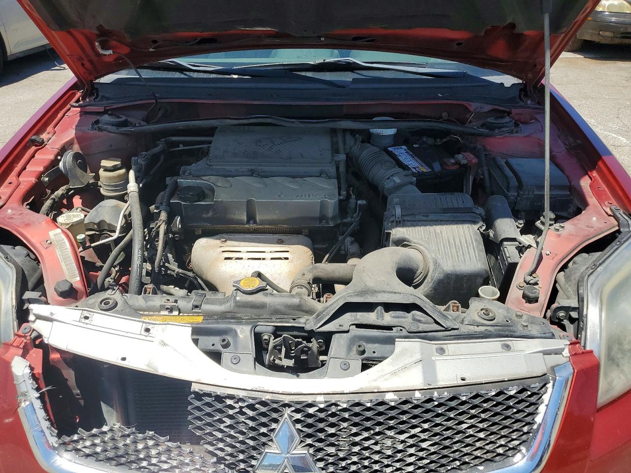 2012 Mitsubishi Galant Es Red vin: 4A32B3FF0CE010287