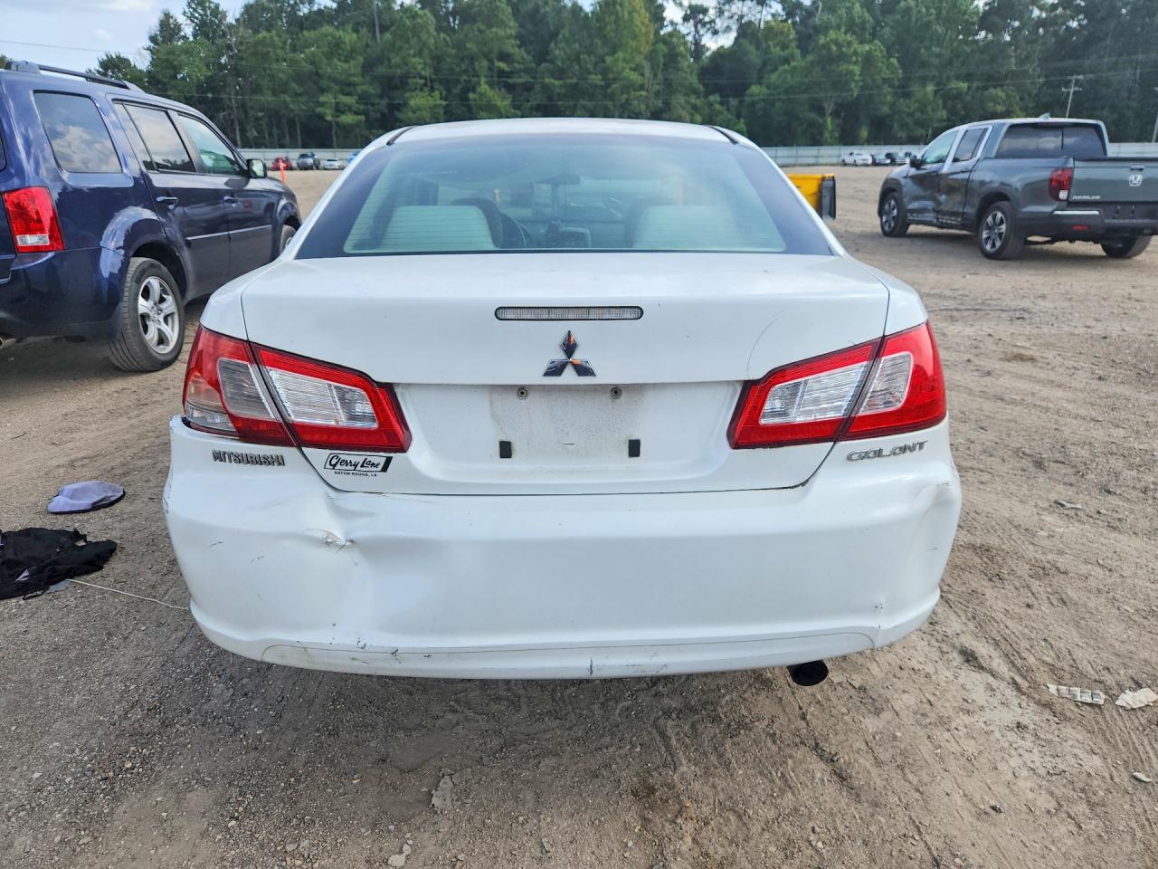 2012 Mitsubishi Galant Es Белый vin: 4A32B3FF0CE013741