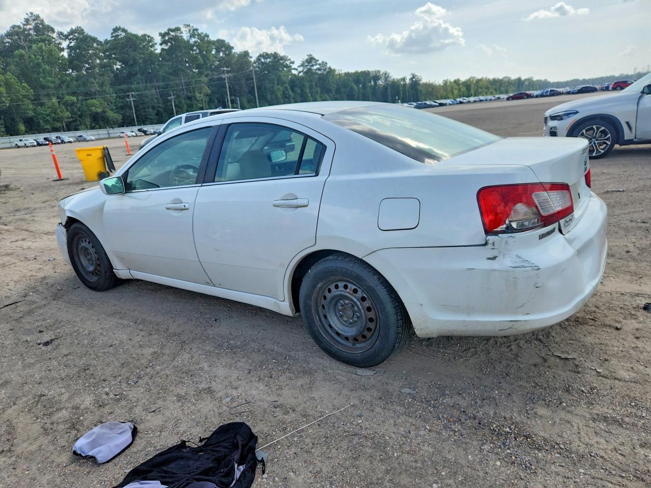 2012 Mitsubishi Galant Es Белый vin: 4A32B3FF0CE013741