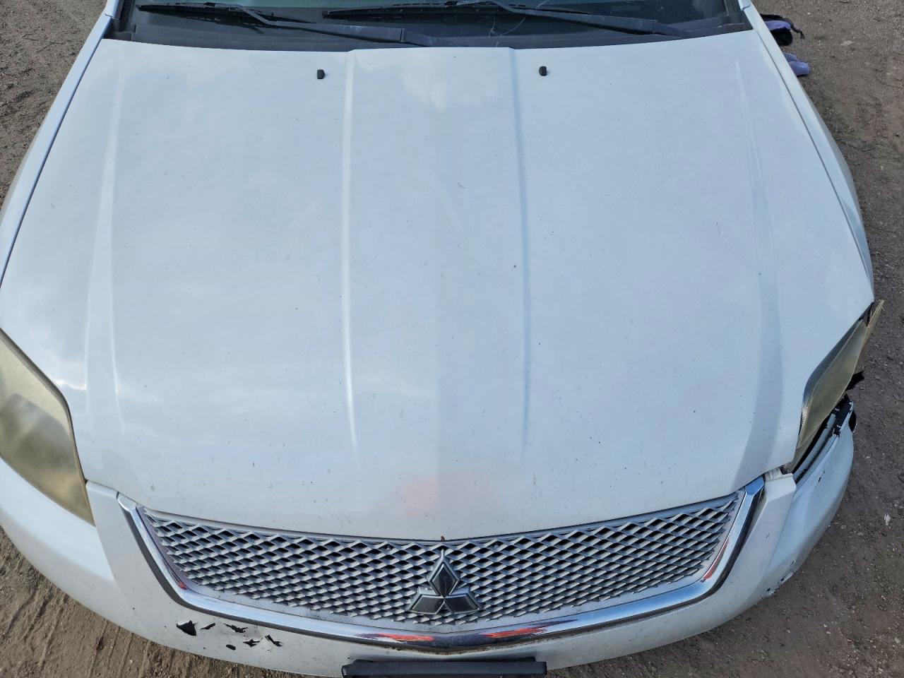 2012 Mitsubishi Galant Es Белый vin: 4A32B3FF0CE013741