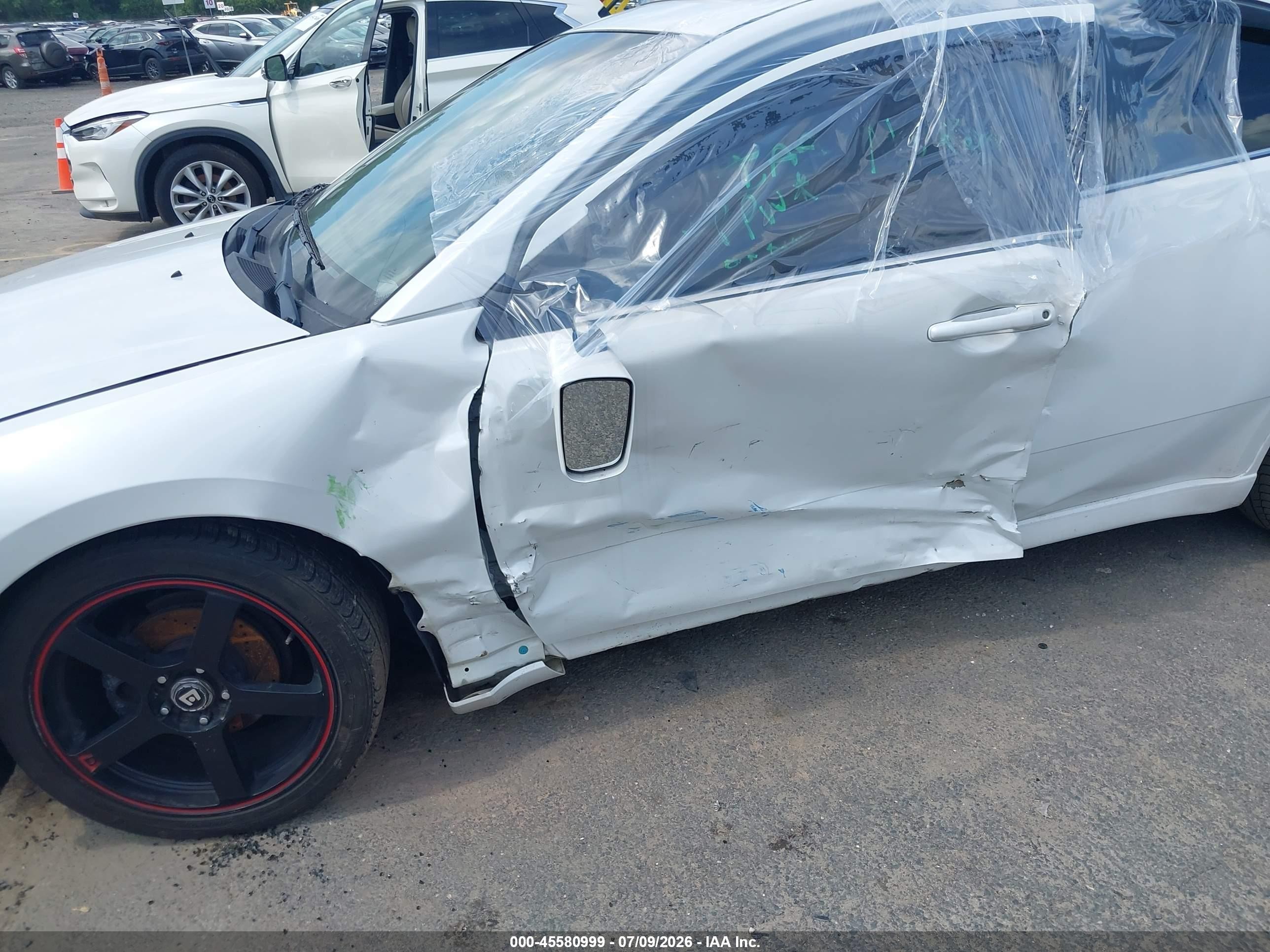 2012 Mitsubishi Galant Es/se White vin: 4A32B3FF0CE021208