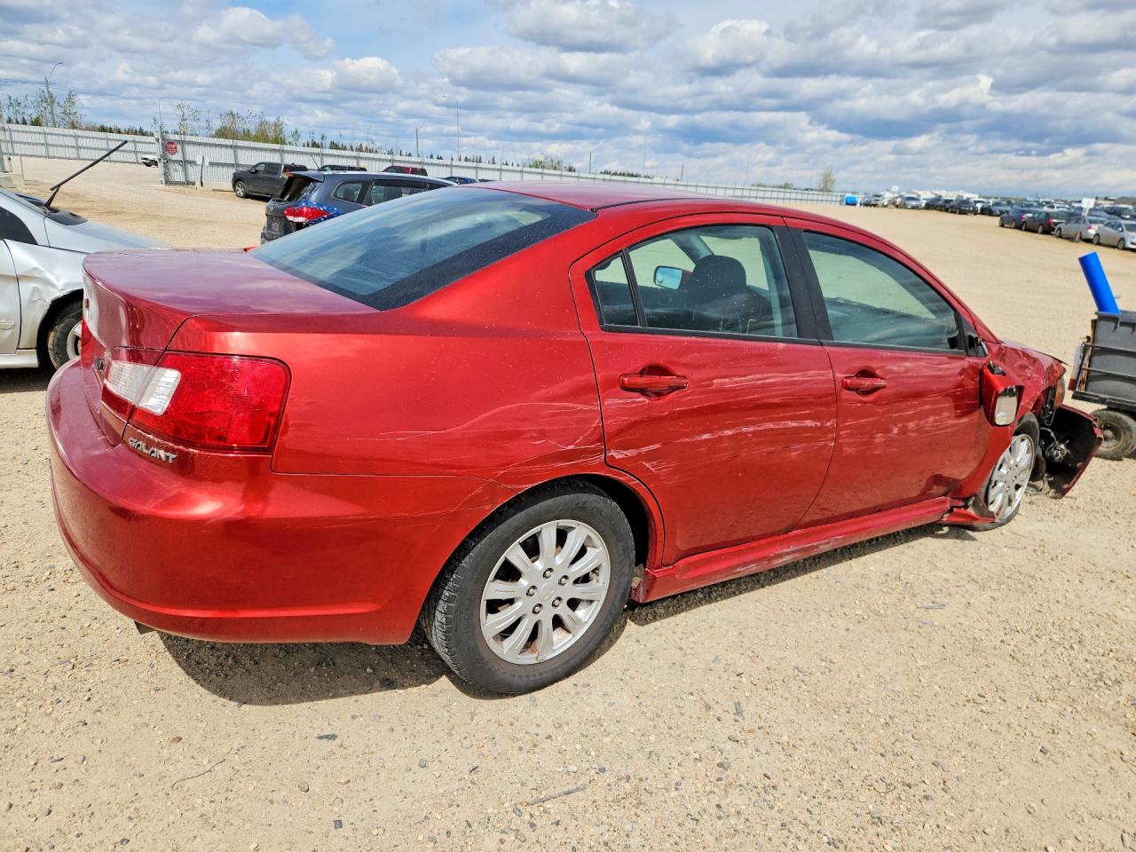 2010 Mitsubishi Galant Es Red vin: 4A32B3FF1AE601001