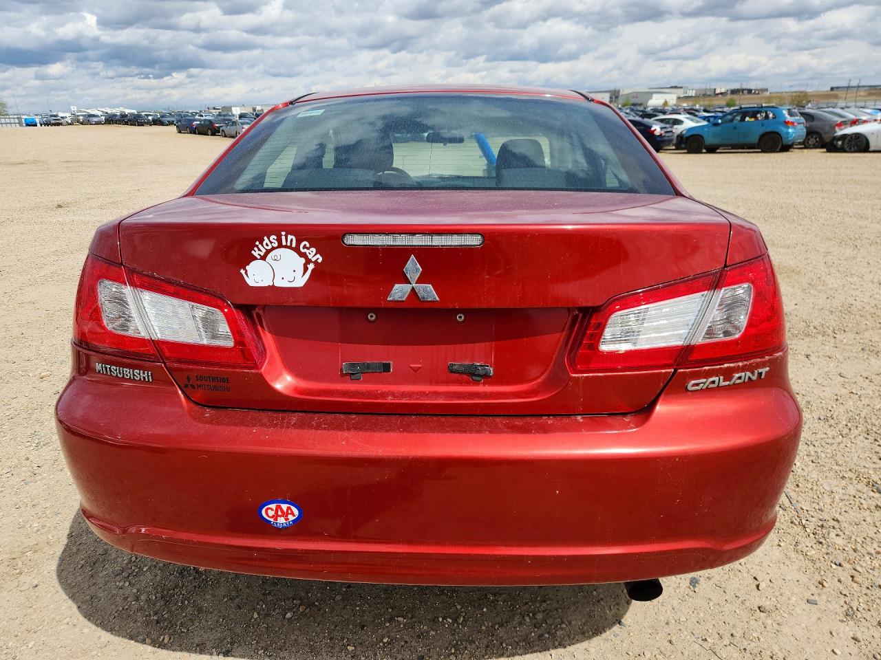 2010 Mitsubishi Galant Es Red vin: 4A32B3FF1AE601001