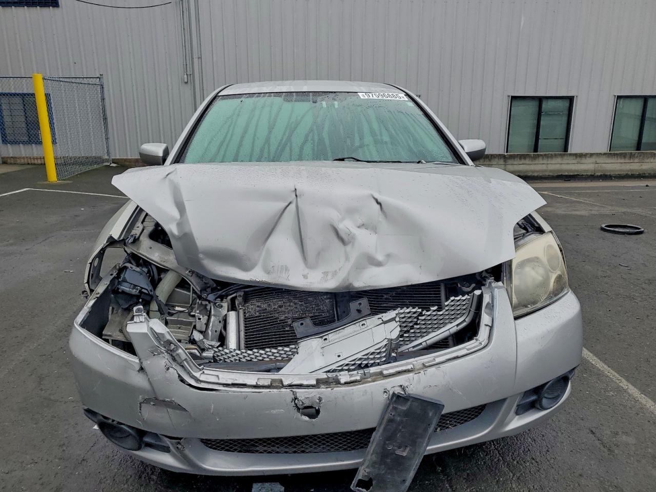 2012 Mitsubishi Galant Es Silver vin: 4A32B3FF1CE010069