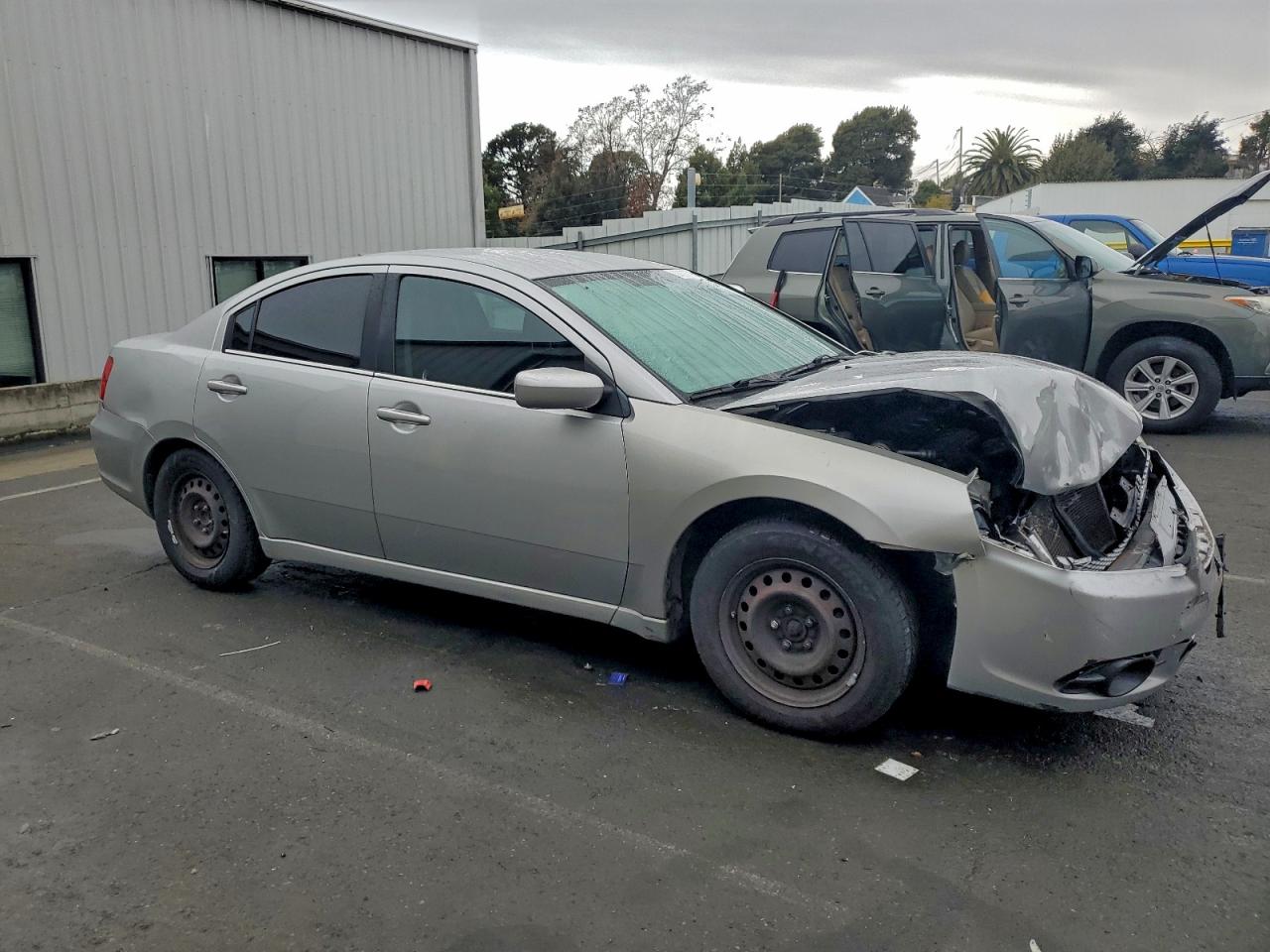 2012 Mitsubishi Galant Es Silver vin: 4A32B3FF1CE010069