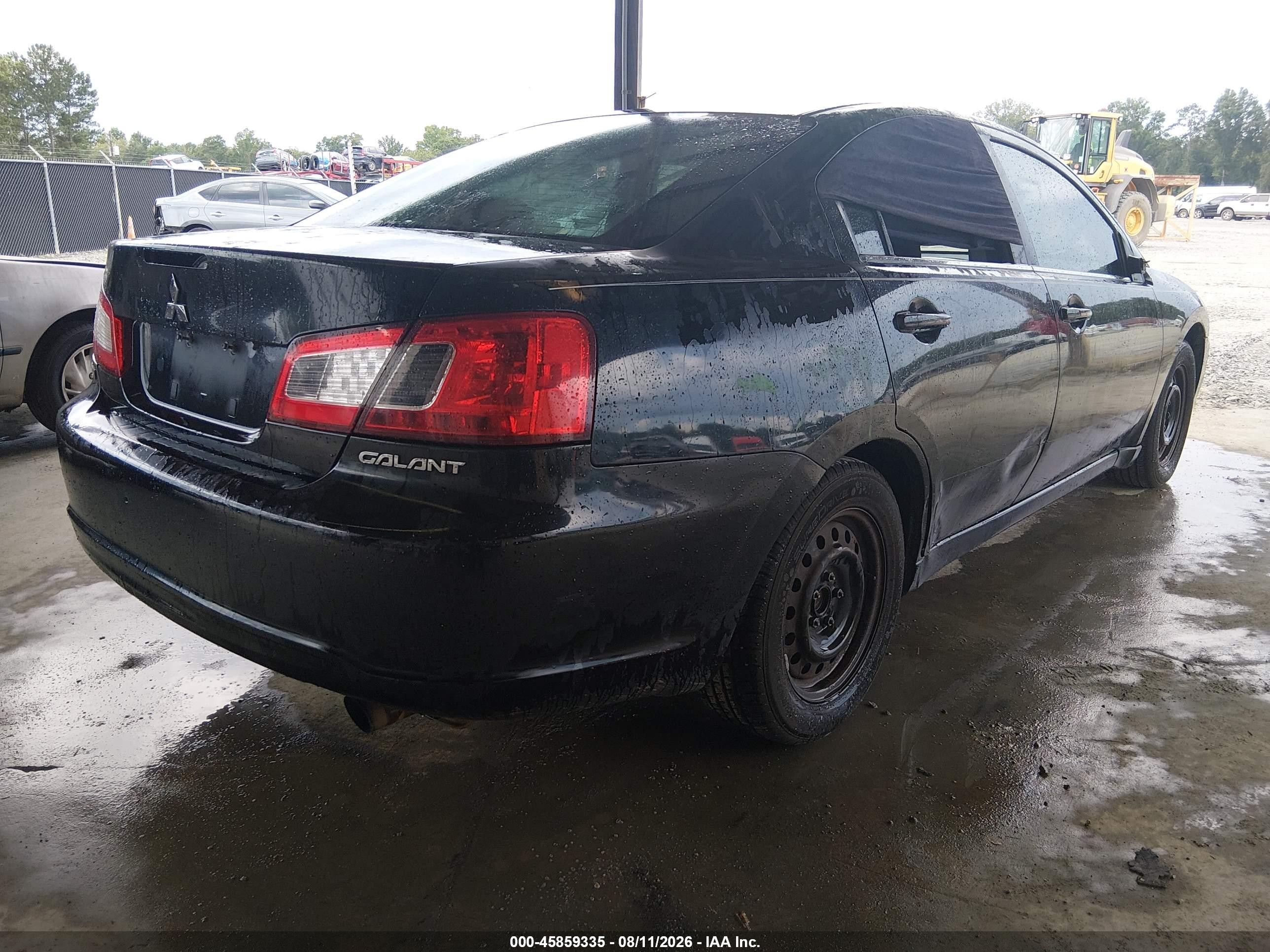 2012 Mitsubishi Galant Es/se Black vin: 4A32B3FF1CE023811