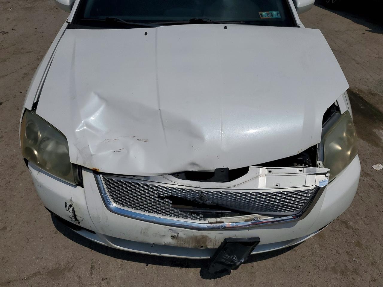 2012 Mitsubishi Galant Es Белый vin: 4A32B3FF1CE024554