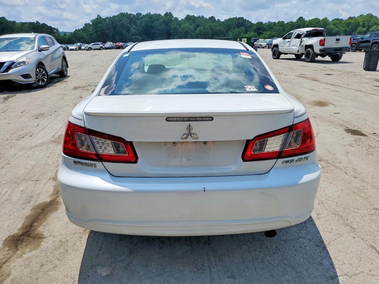 2012 Mitsubishi Galant Es Белый vin: 4A32B3FF1CE024554