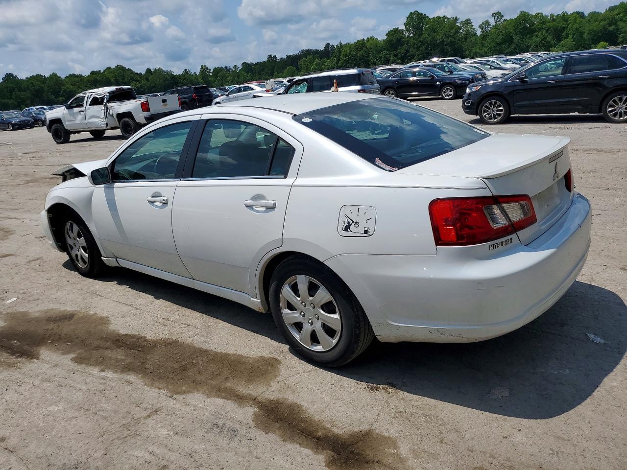 2012 Mitsubishi Galant Es Белый vin: 4A32B3FF1CE024554