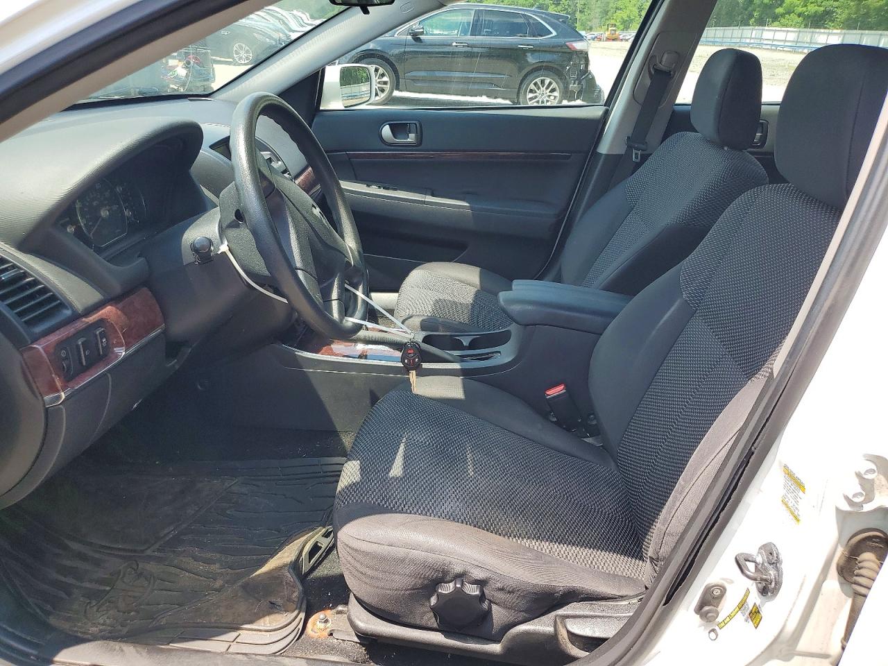 2012 Mitsubishi Galant Es Белый vin: 4A32B3FF1CE024554