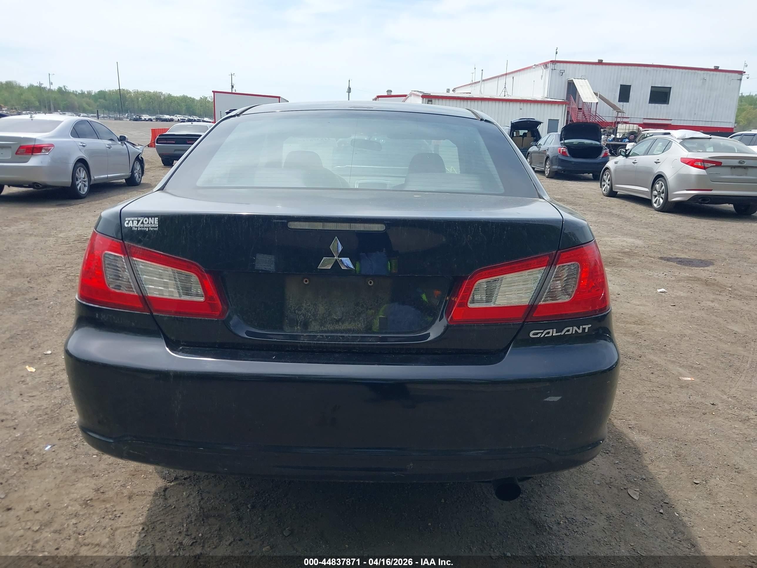2010 Mitsubishi Galant Es/se Черный vin: 4A32B3FF2AE003872