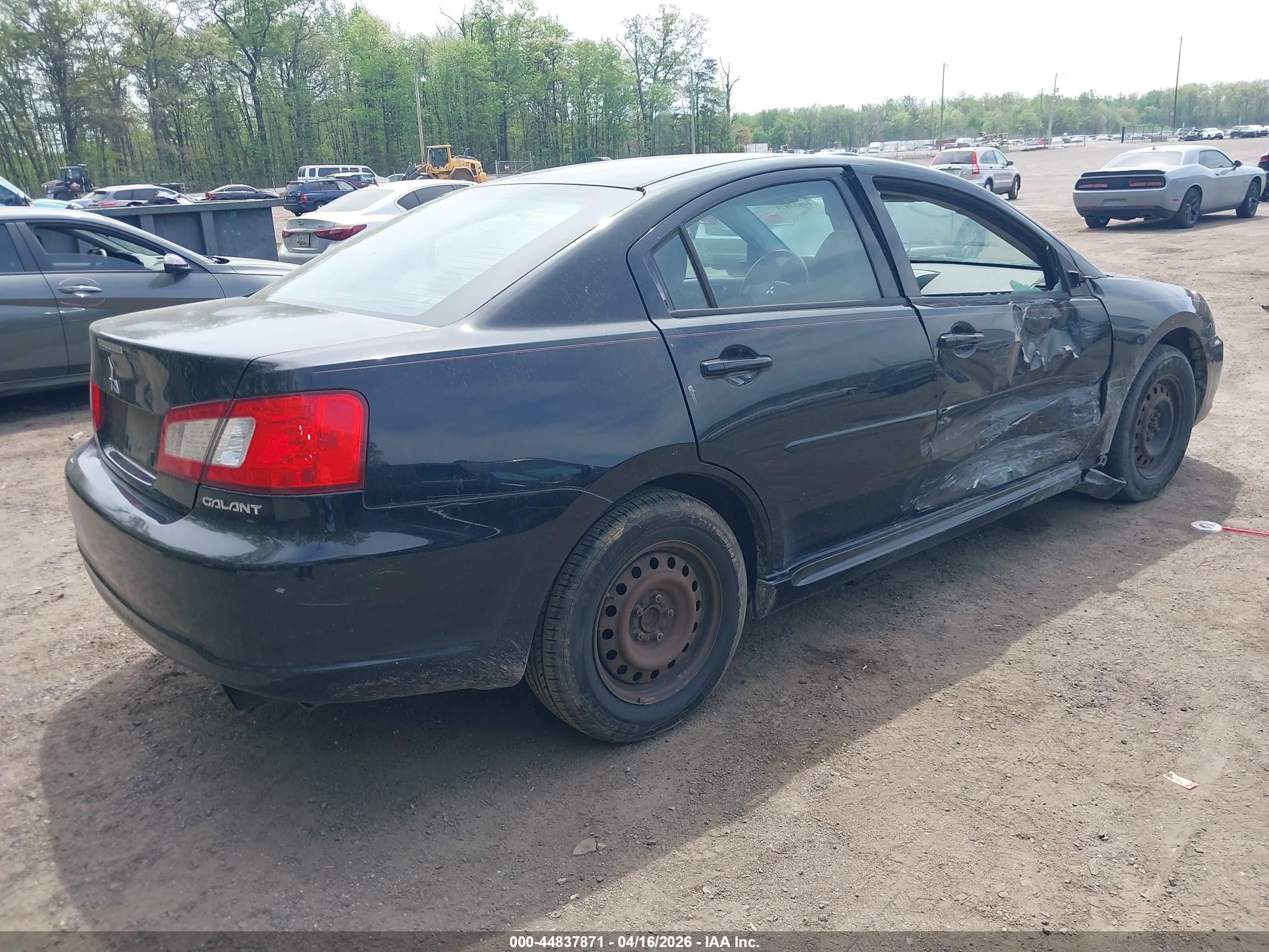 2010 Mitsubishi Galant Es/se Черный vin: 4A32B3FF2AE003872