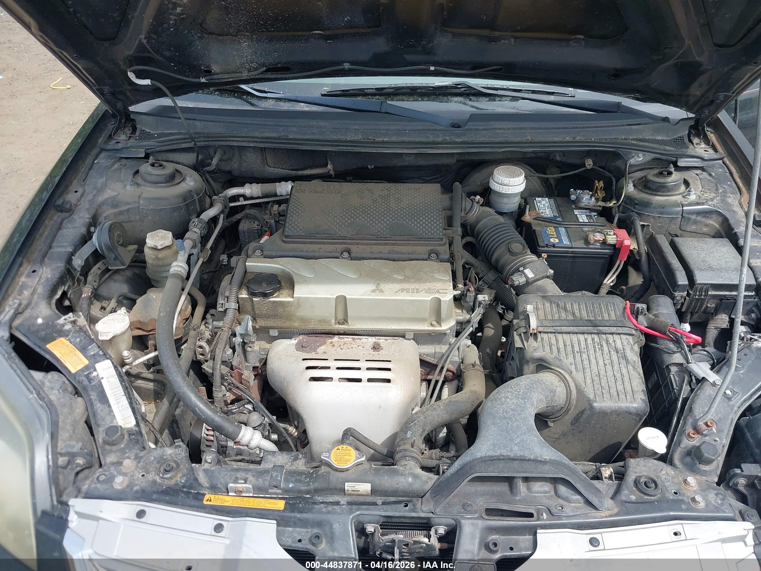 2010 Mitsubishi Galant Es/se Черный vin: 4A32B3FF2AE003872