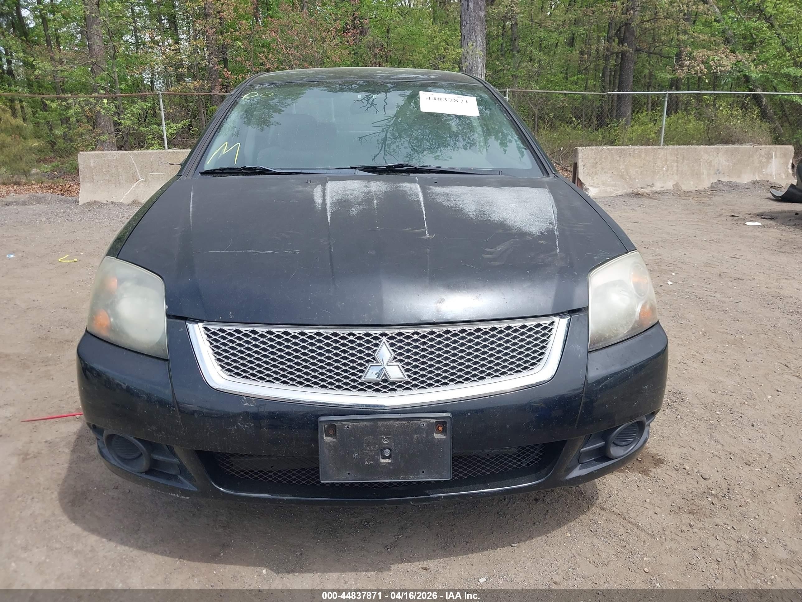 2010 Mitsubishi Galant Es/se Черный vin: 4A32B3FF2AE003872