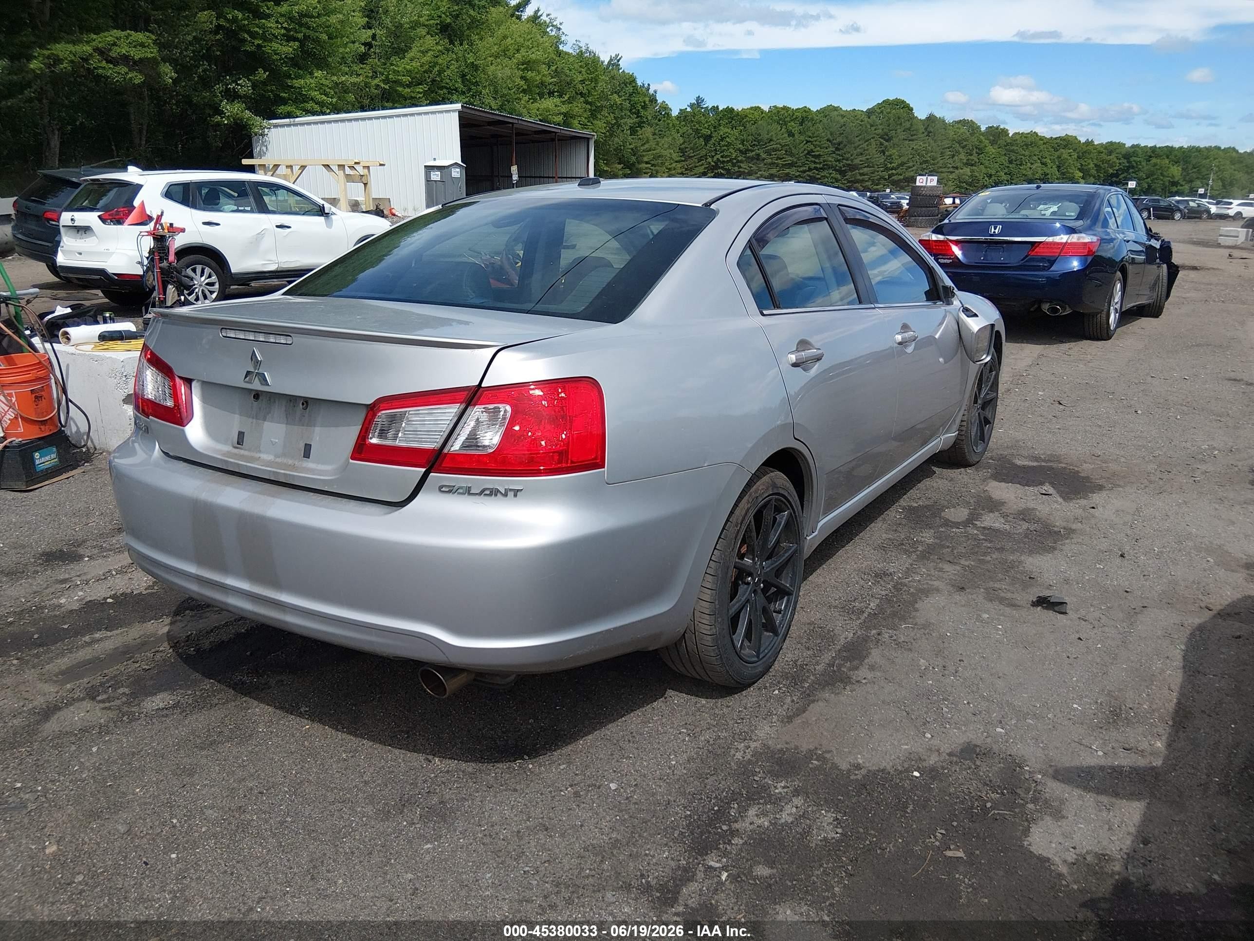2011 Mitsubishi Galant Es/se Silver vin: 4A32B3FF2BE006434
