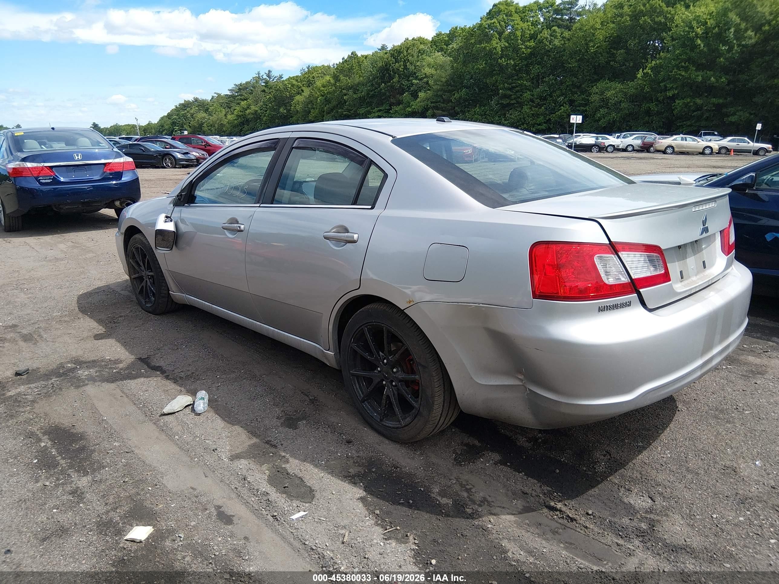 2011 Mitsubishi Galant Es/se Silver vin: 4A32B3FF2BE006434