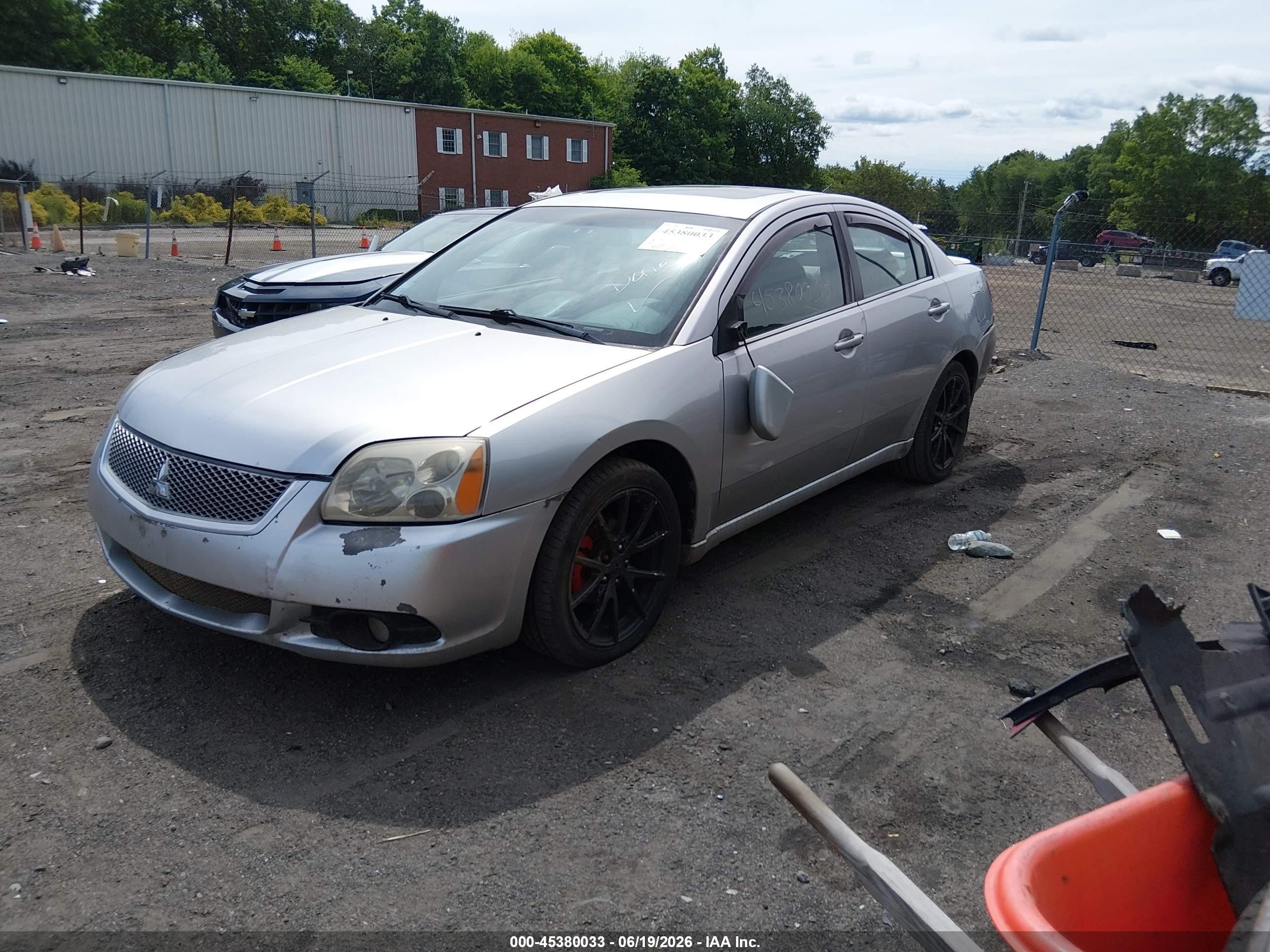 2011 Mitsubishi Galant Es/se Silver vin: 4A32B3FF2BE006434