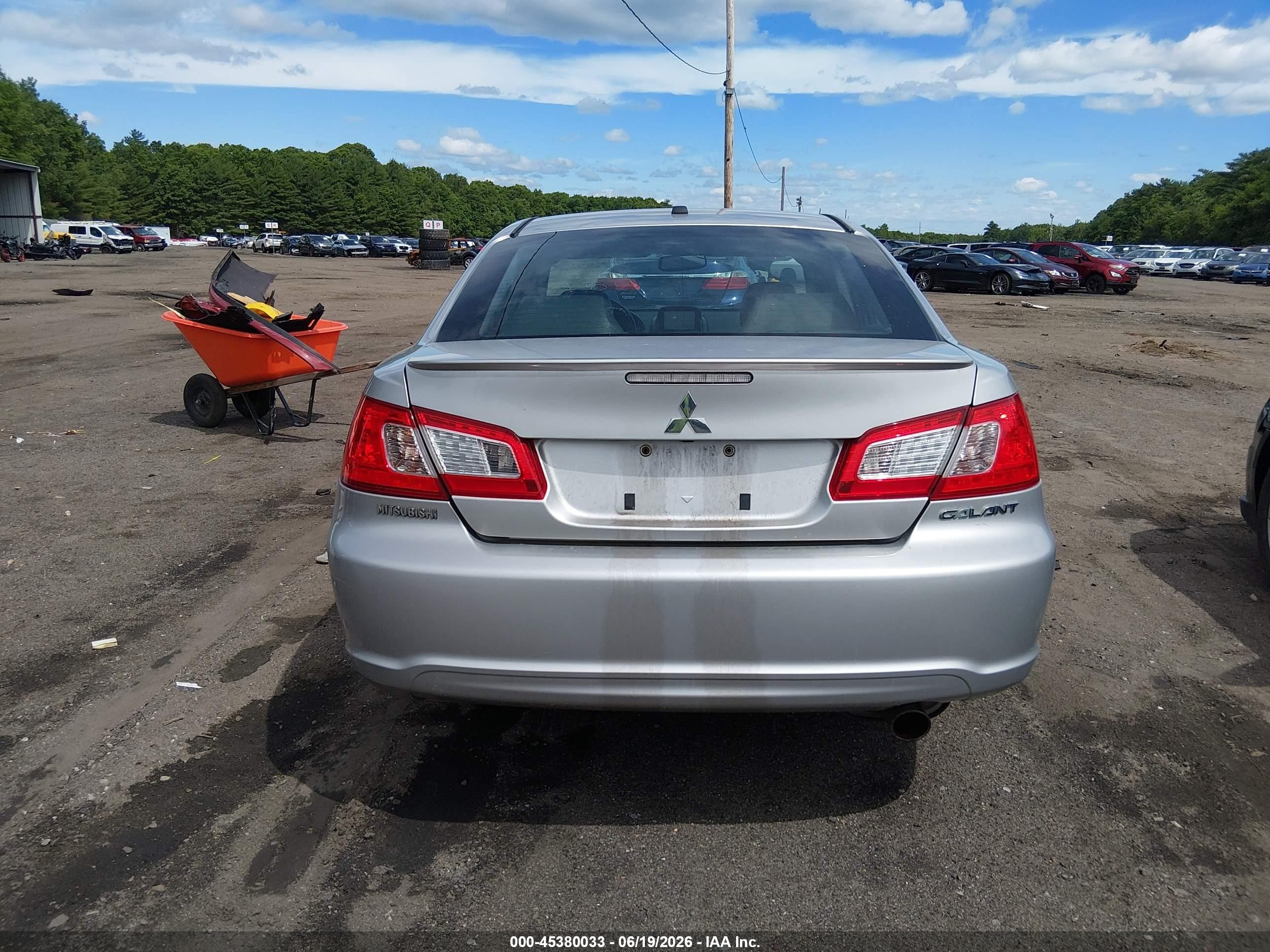 2011 Mitsubishi Galant Es/se Silver vin: 4A32B3FF2BE006434