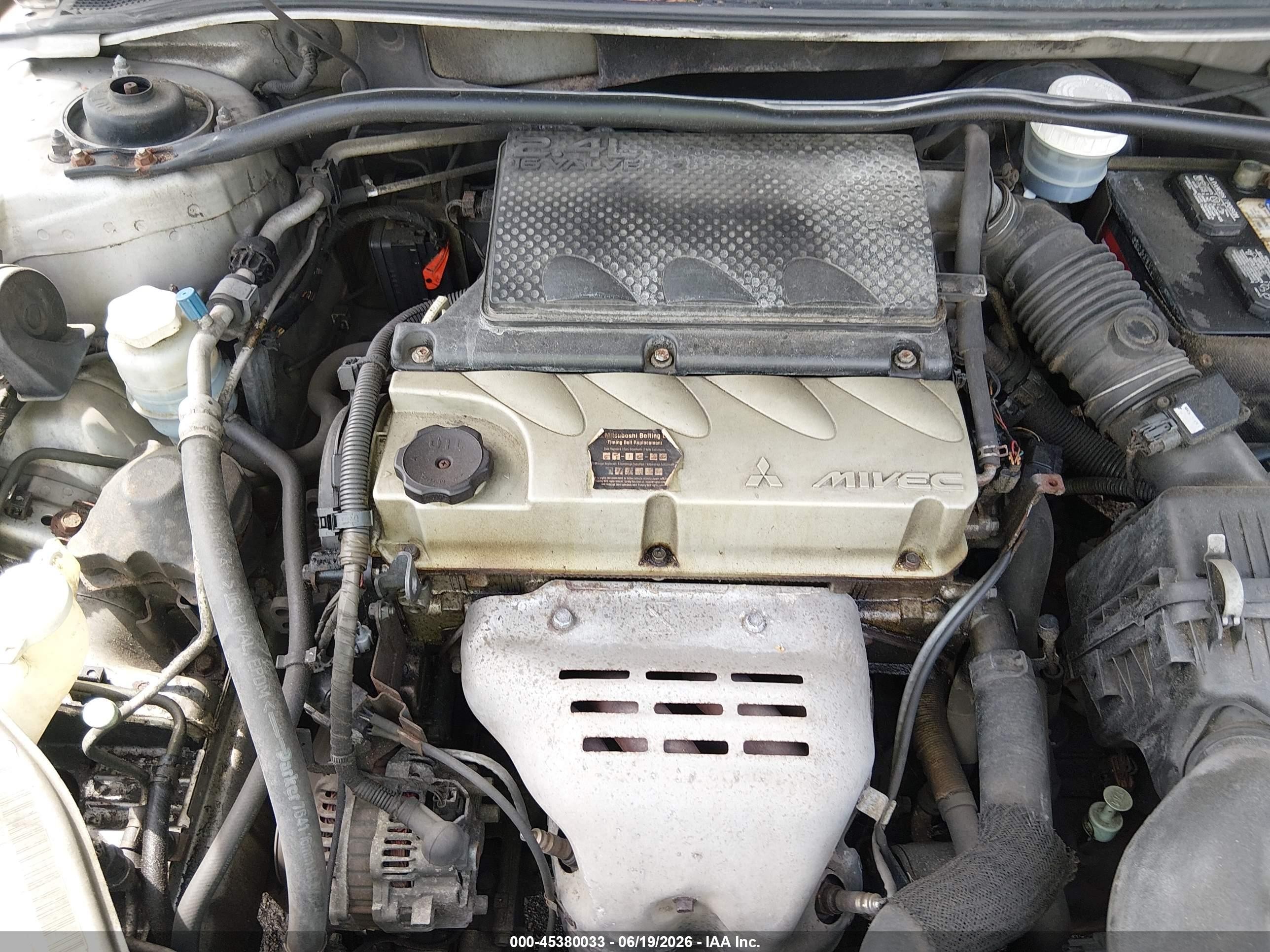 2011 Mitsubishi Galant Es/se Silver vin: 4A32B3FF2BE006434