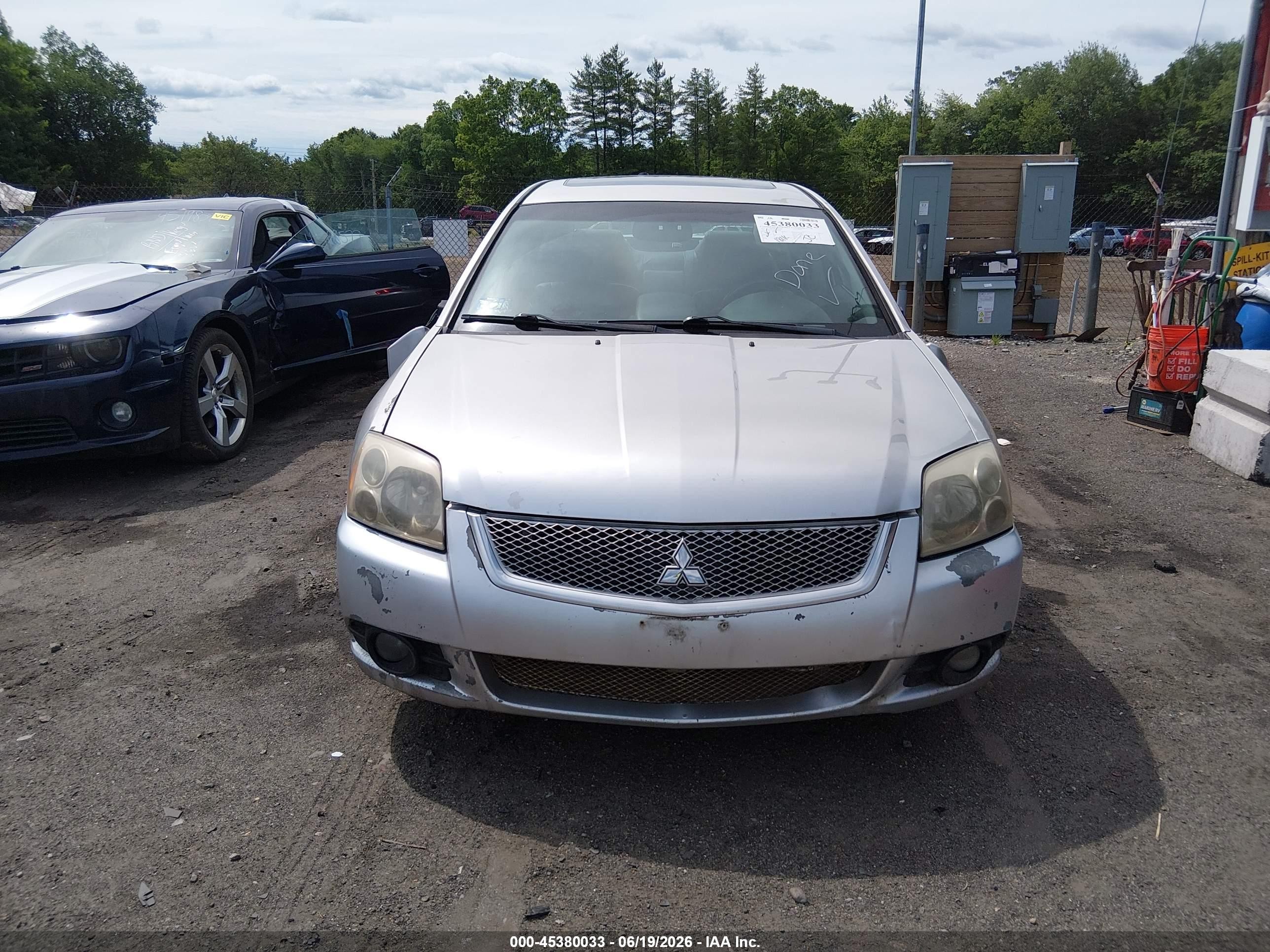 2011 Mitsubishi Galant Es/se Silver vin: 4A32B3FF2BE006434