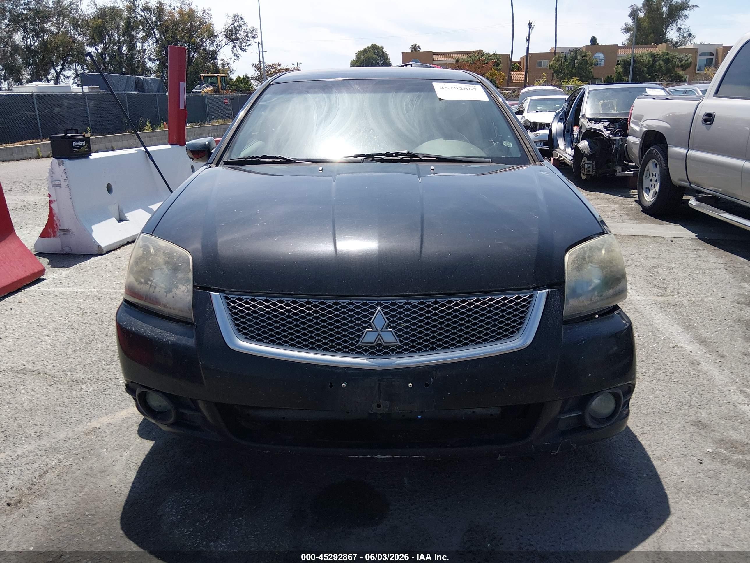 2011 Mitsubishi Galant Es/se Black vin: 4A32B3FF2BE007390