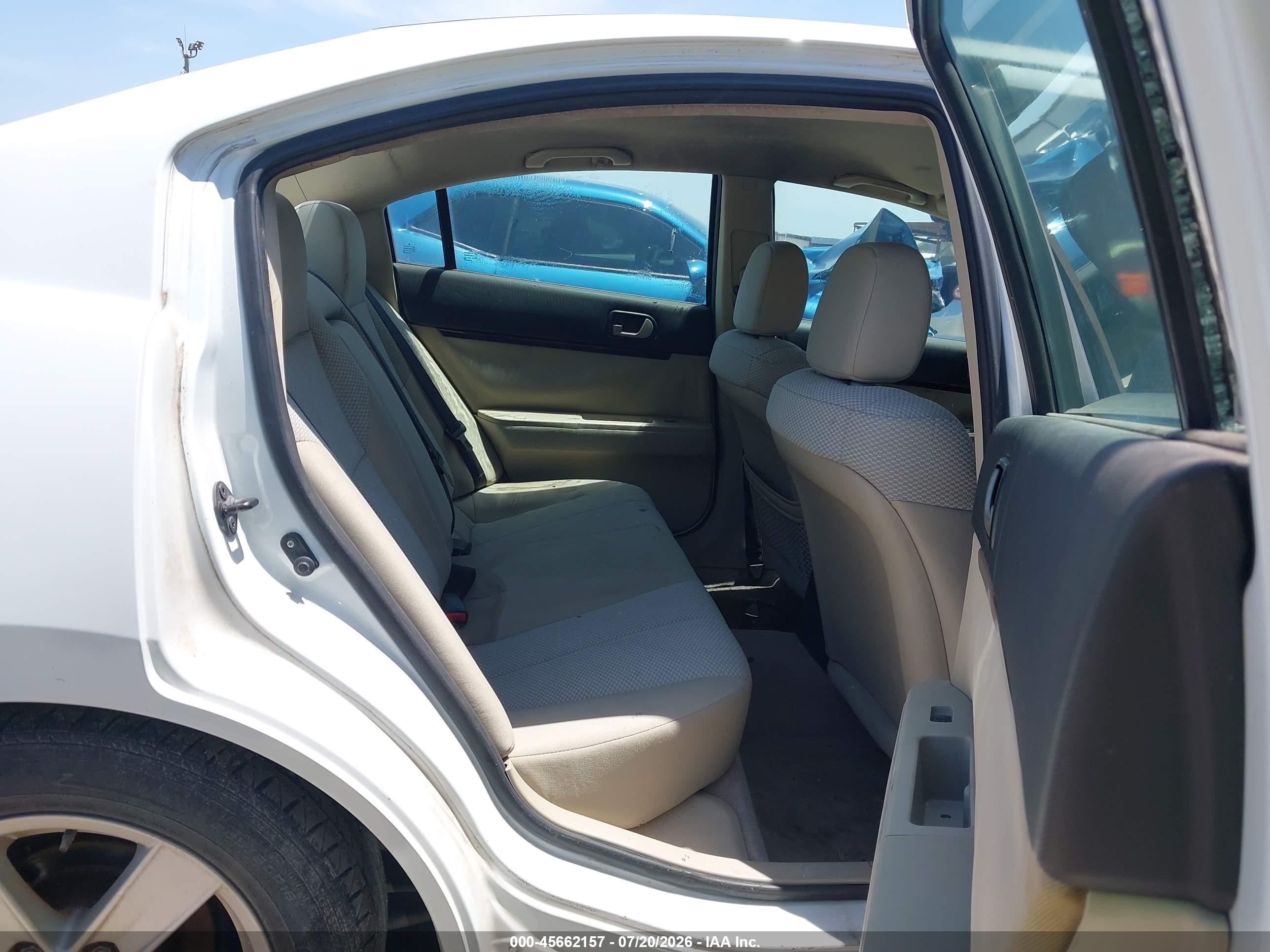 2012 Mitsubishi Galant Es/se White vin: 4A32B3FF2CE009478