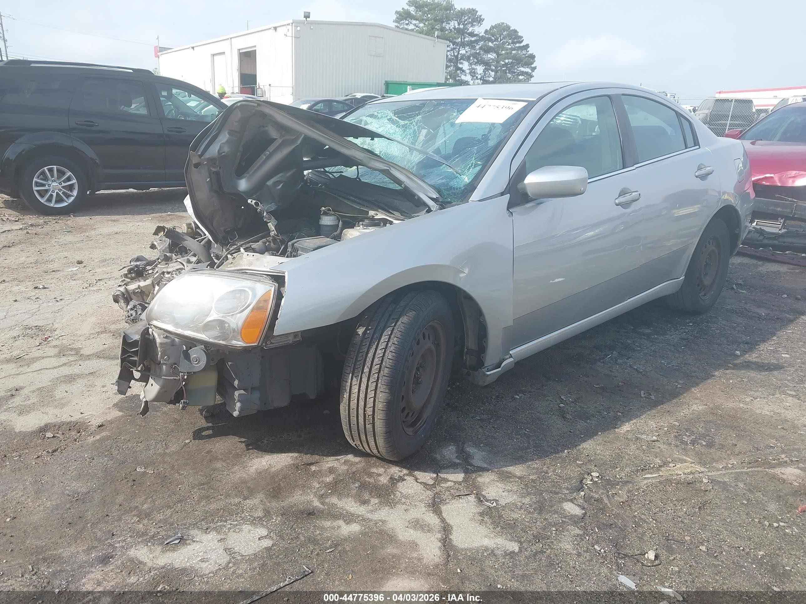 2012 Mitsubishi Galant Es/se Silver vin: 4A32B3FF2CE014048