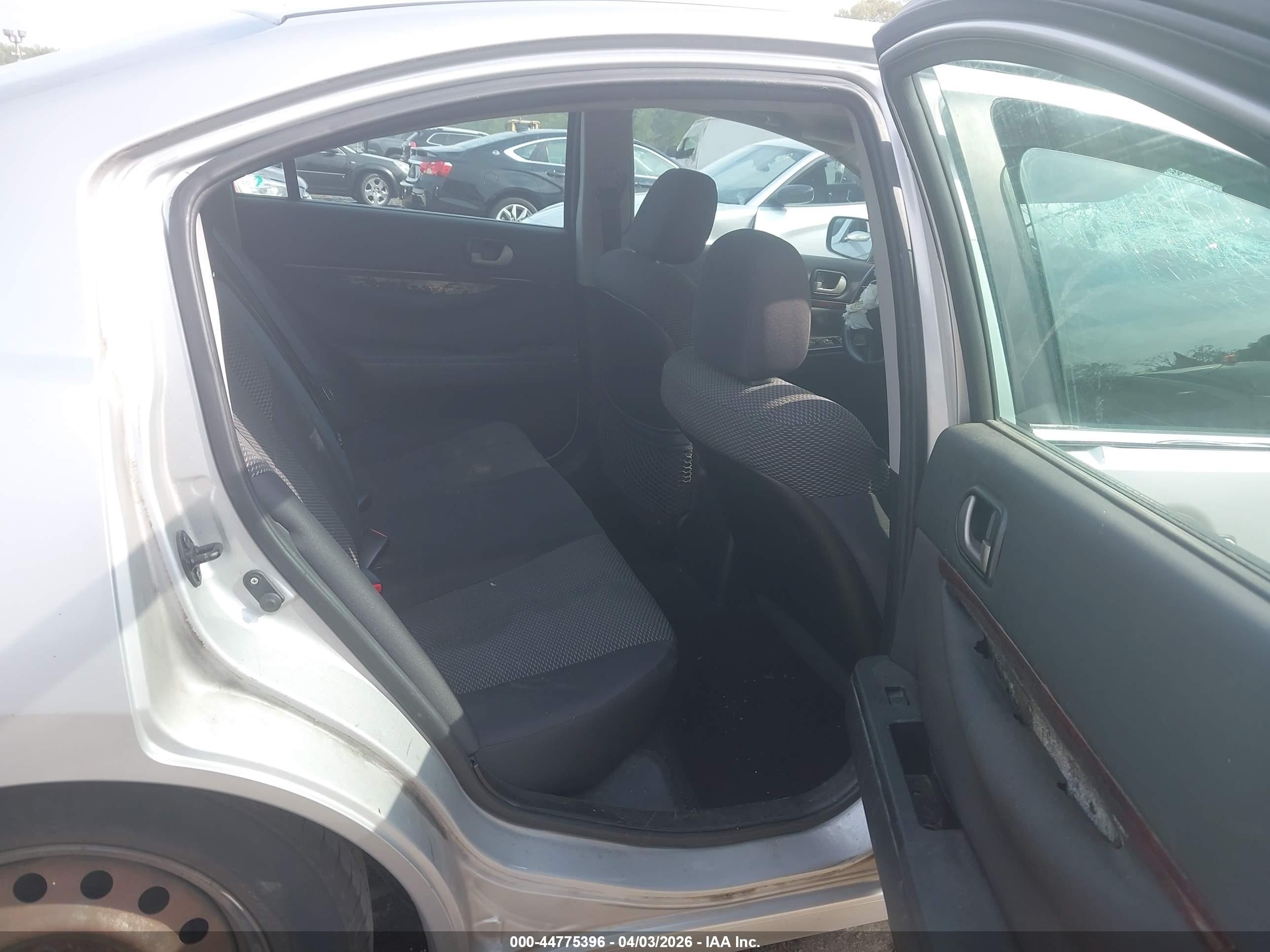 2012 Mitsubishi Galant Es/se Silver vin: 4A32B3FF2CE014048