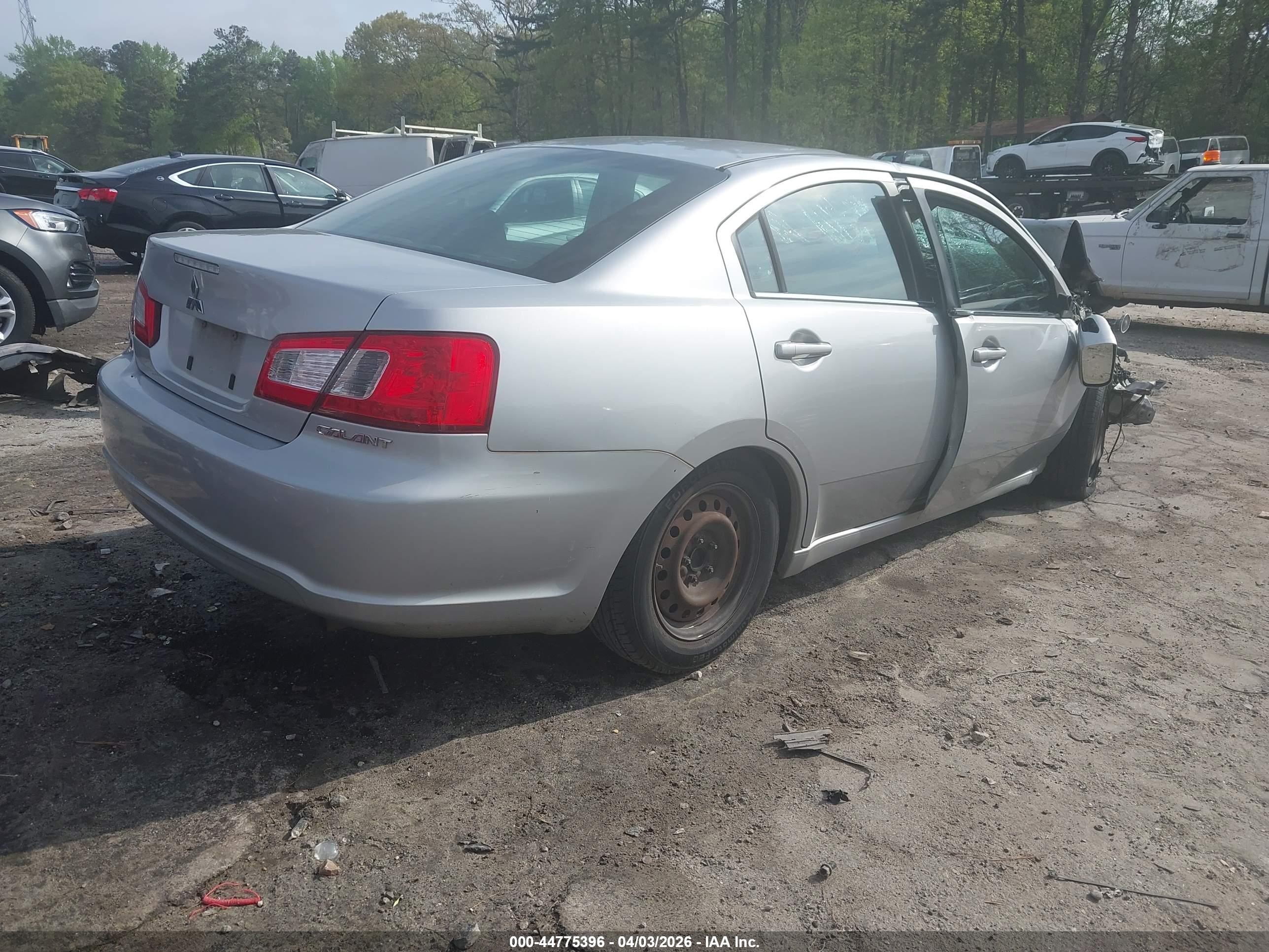 2012 Mitsubishi Galant Es/se Silver vin: 4A32B3FF2CE014048