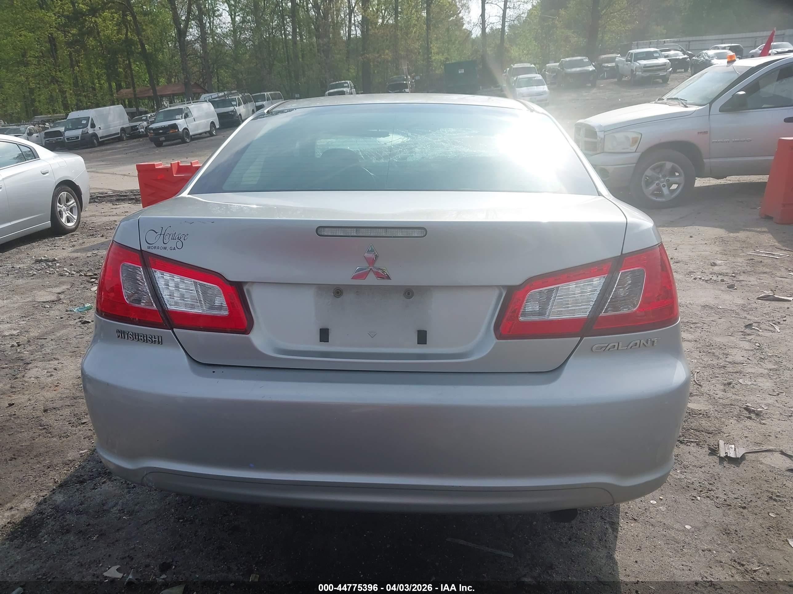 2012 Mitsubishi Galant Es/se Silver vin: 4A32B3FF2CE014048