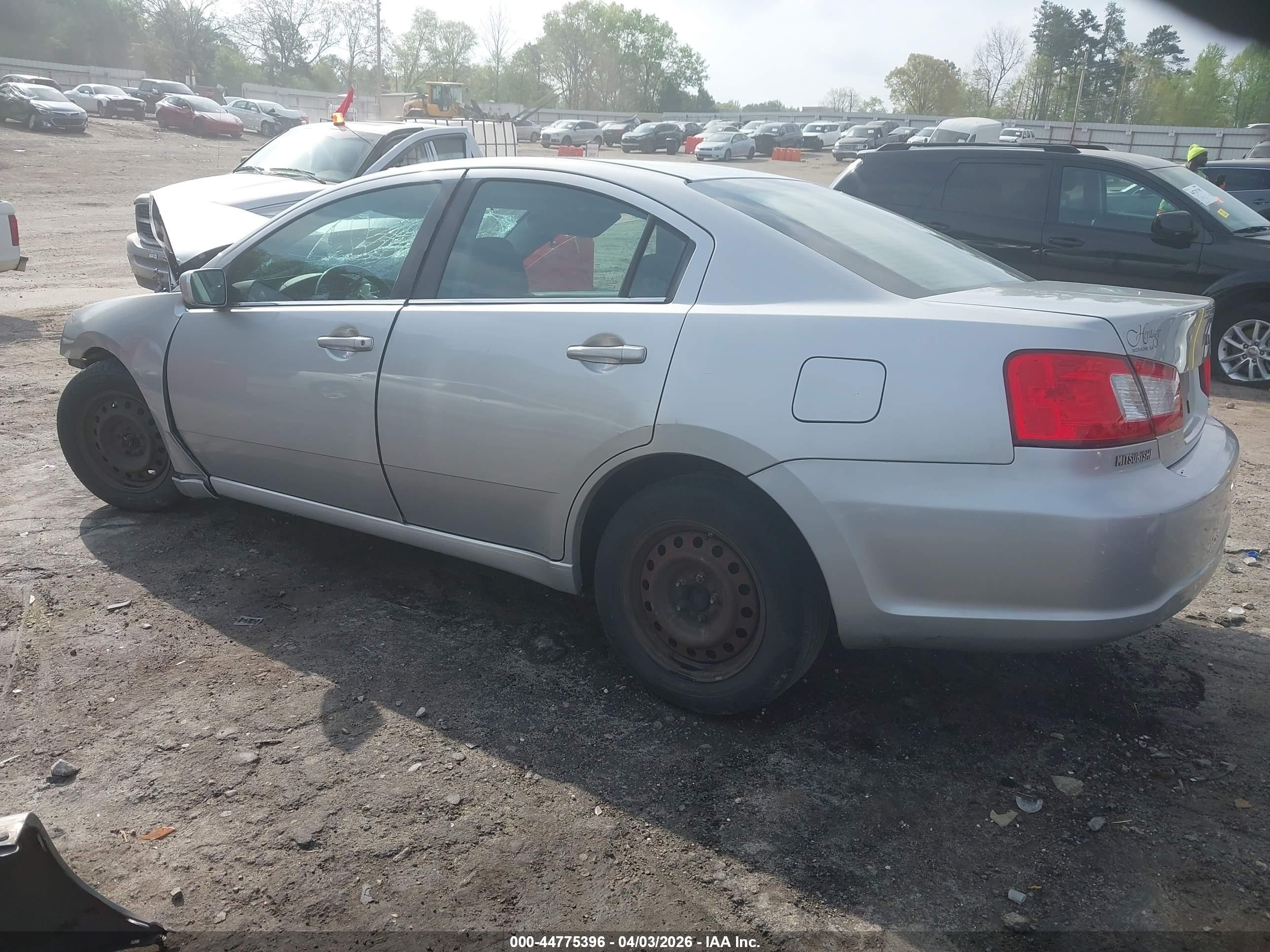 2012 Mitsubishi Galant Es/se Silver vin: 4A32B3FF2CE014048