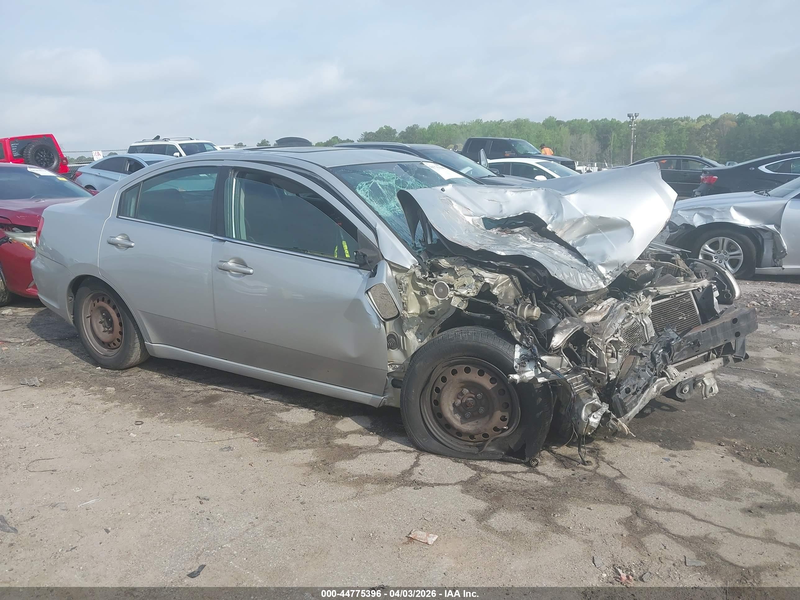 2012 Mitsubishi Galant Es/se Silver vin: 4A32B3FF2CE014048