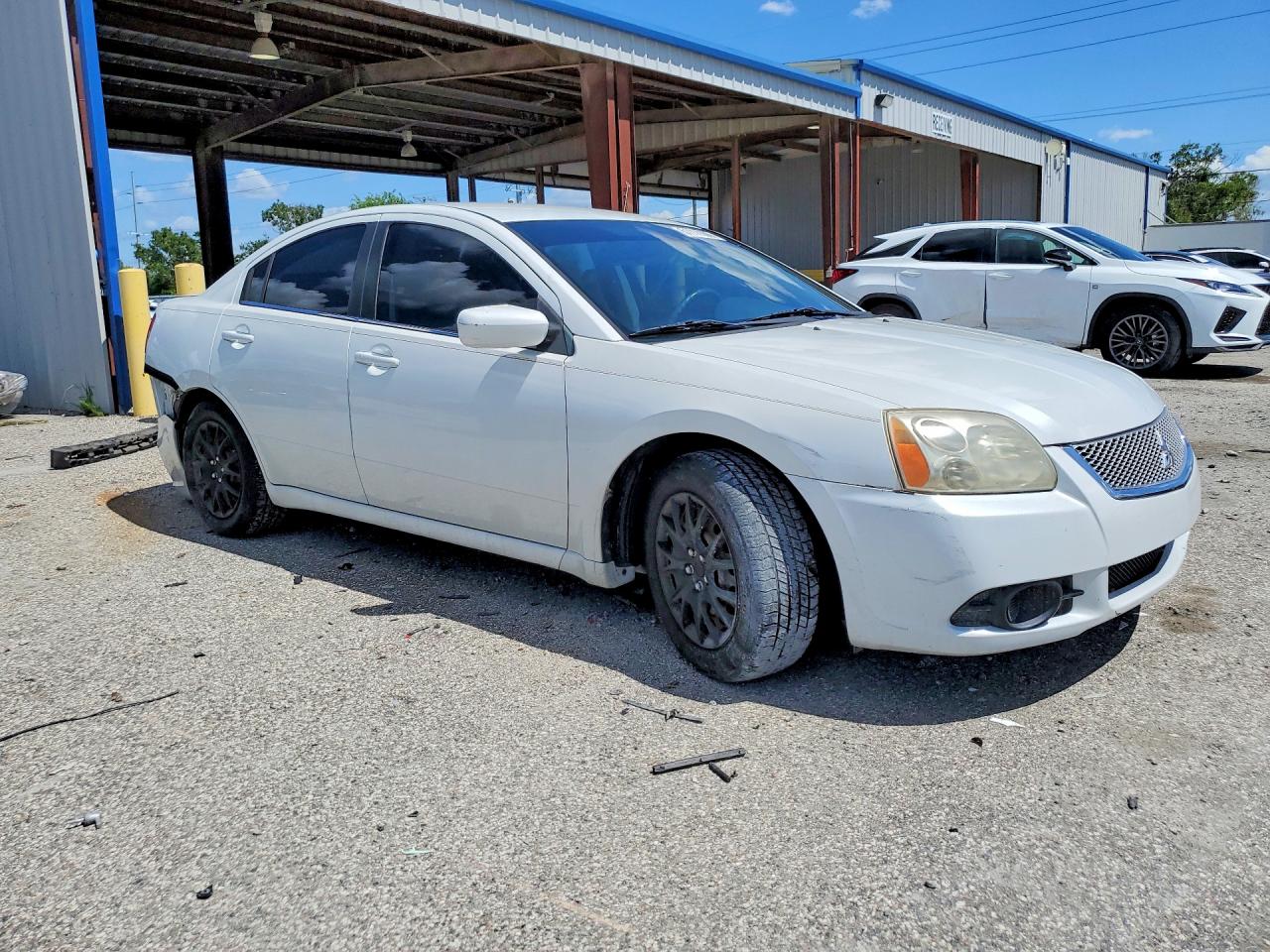 2012 Mitsubishi Galant Es/se White vin: 4A32B3FF2CE014289