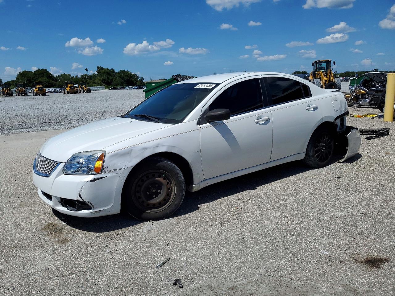 2012 Mitsubishi Galant Es/se White vin: 4A32B3FF2CE014289