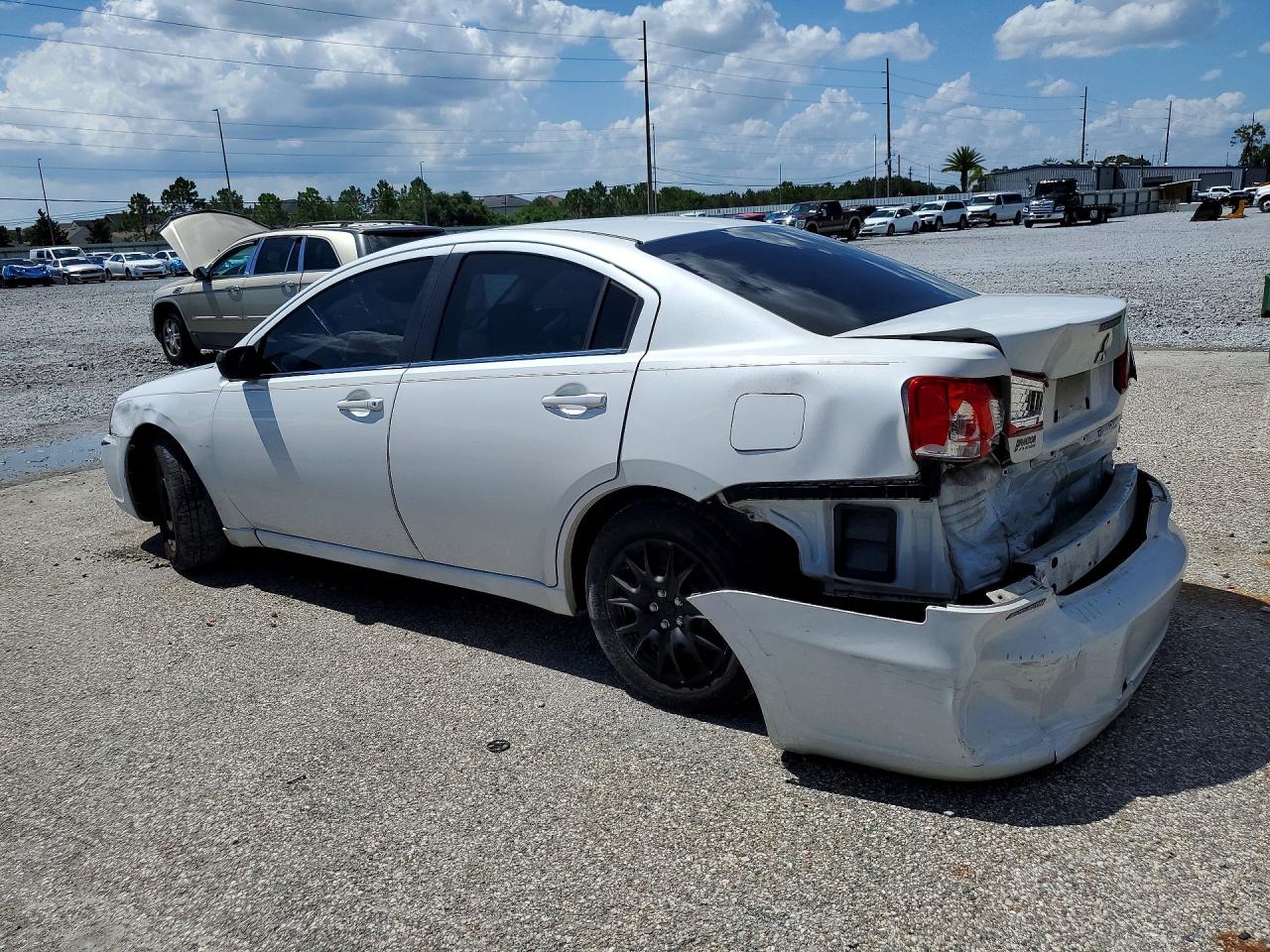 2012 Mitsubishi Galant Es/se White vin: 4A32B3FF2CE014289