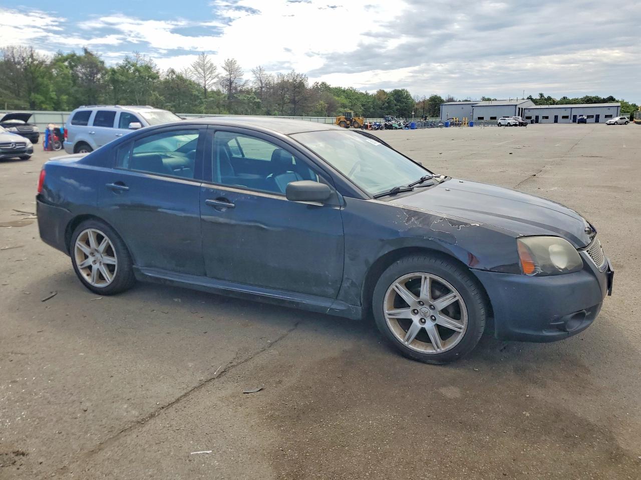 2010 Mitsubishi Galant Es Черный vin: 4A32B3FF3AE012497