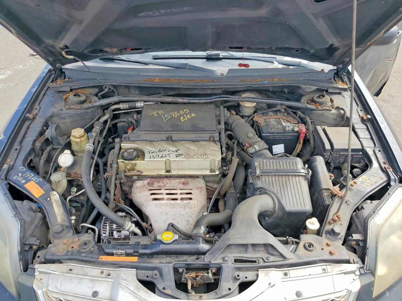 2010 Mitsubishi Galant Es Черный vin: 4A32B3FF3AE012497