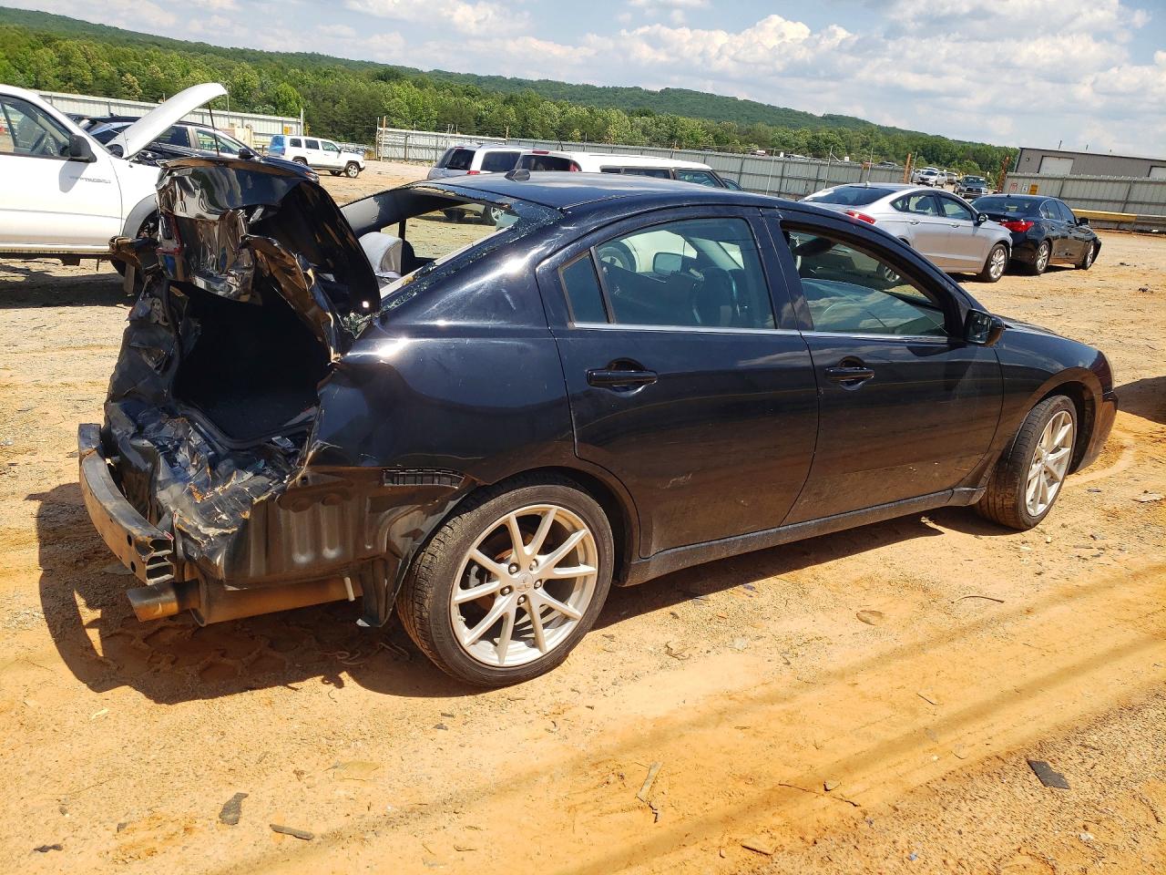 2011 Mitsubishi Galant Es Black vin: 4A32B3FF3BE008225