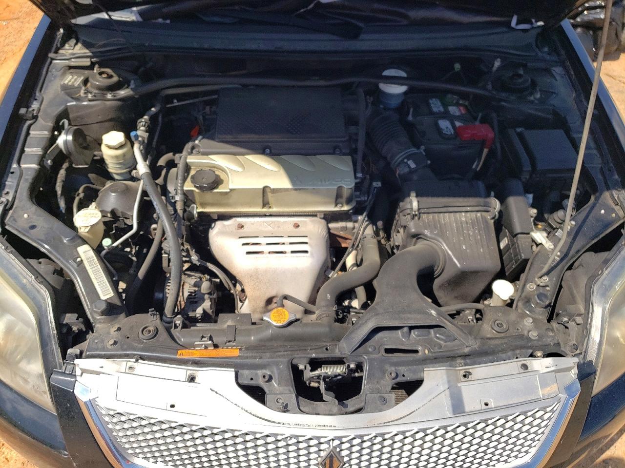 2011 Mitsubishi Galant Es Black vin: 4A32B3FF3BE008225