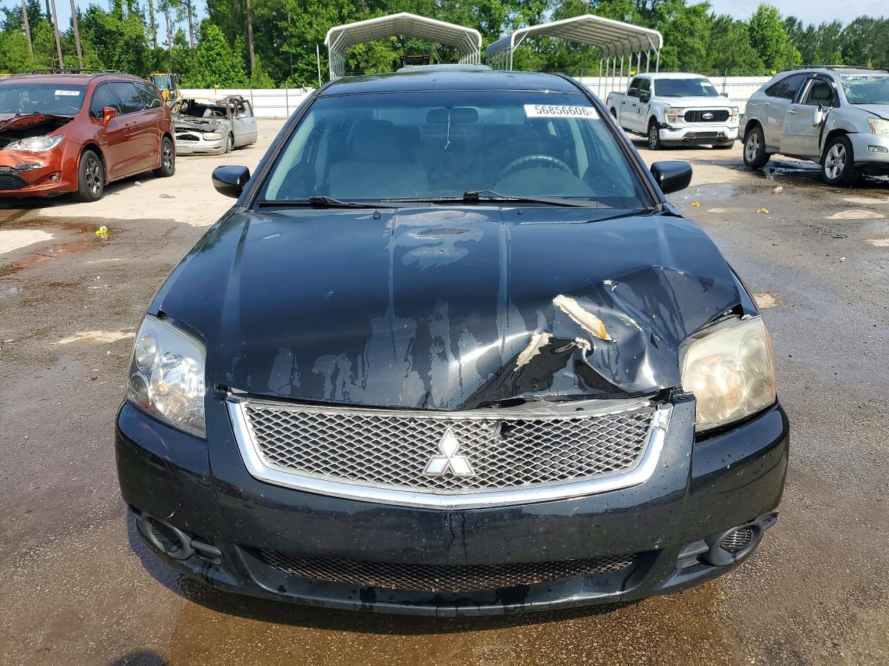2010 Mitsubishi Galant Es Black vin: 4A32B3FF4AE009950