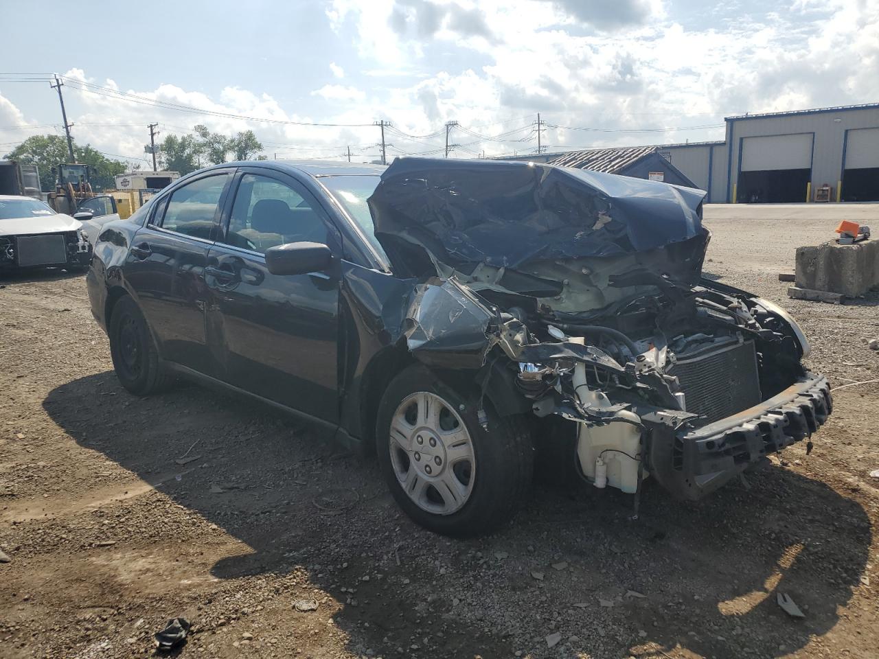 2012 Mitsubishi Galant Es Black vin: 4A32B3FF4CE013614