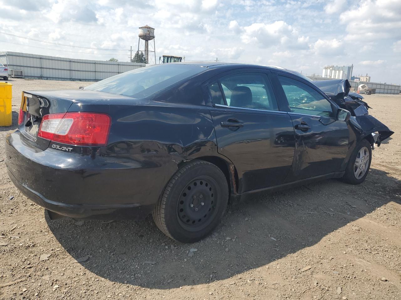 2012 Mitsubishi Galant Es Black vin: 4A32B3FF4CE013614