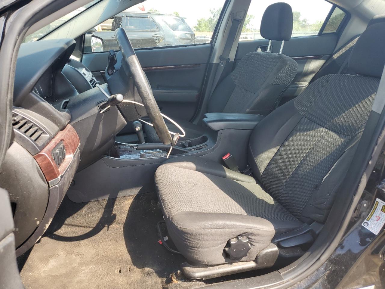 2012 Mitsubishi Galant Es Black vin: 4A32B3FF4CE013614