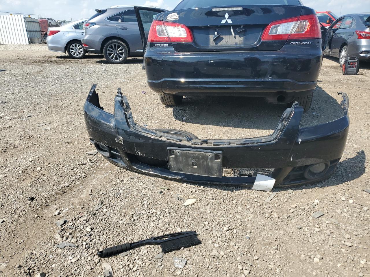 2012 Mitsubishi Galant Es Black vin: 4A32B3FF4CE013614