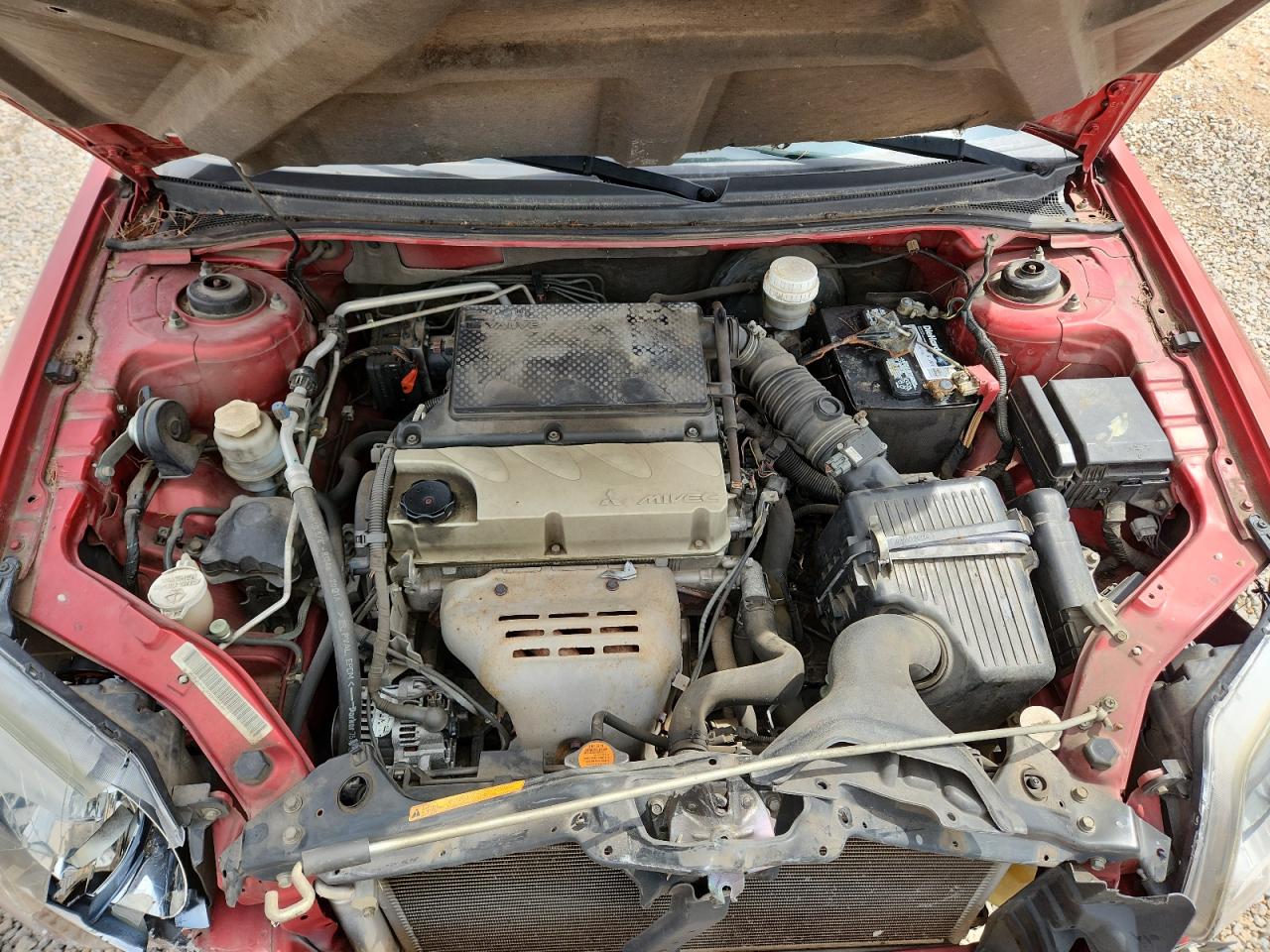 2012 Mitsubishi Galant Es Red vin: 4A32B3FF5CE013234